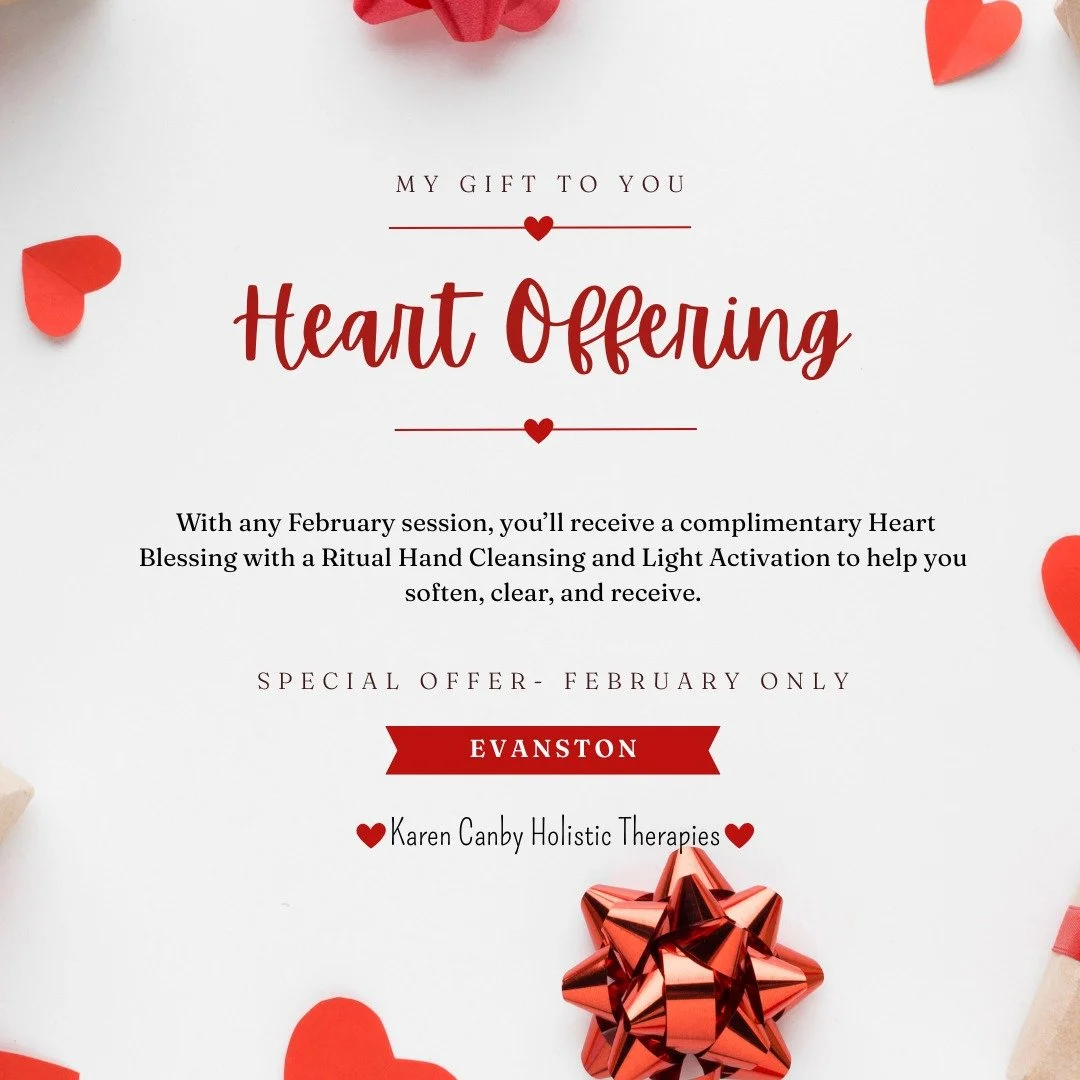 To celebrate my Grand Arrival in my new location &mdash; and in honor of the month of the heart &mdash; I&rsquo;m extending my gratitude to each beautiful soul who books an in-person session with me in February. 🤍

When you book any February session