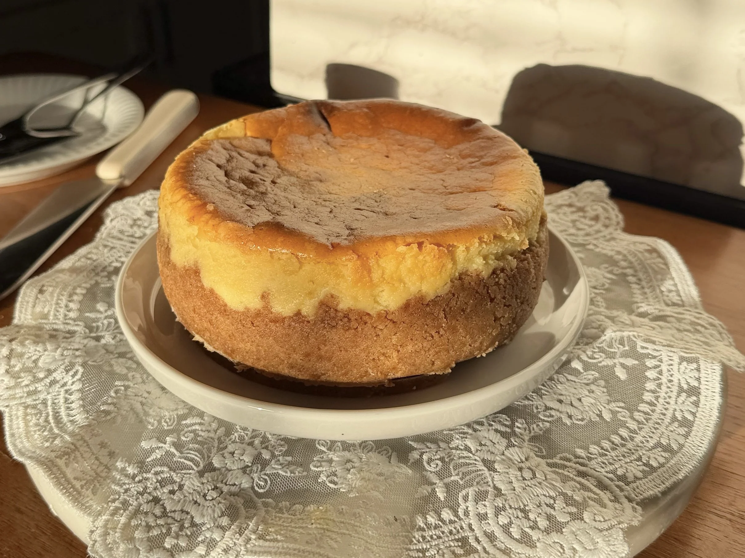 6 inch vanilla bean cheesecake