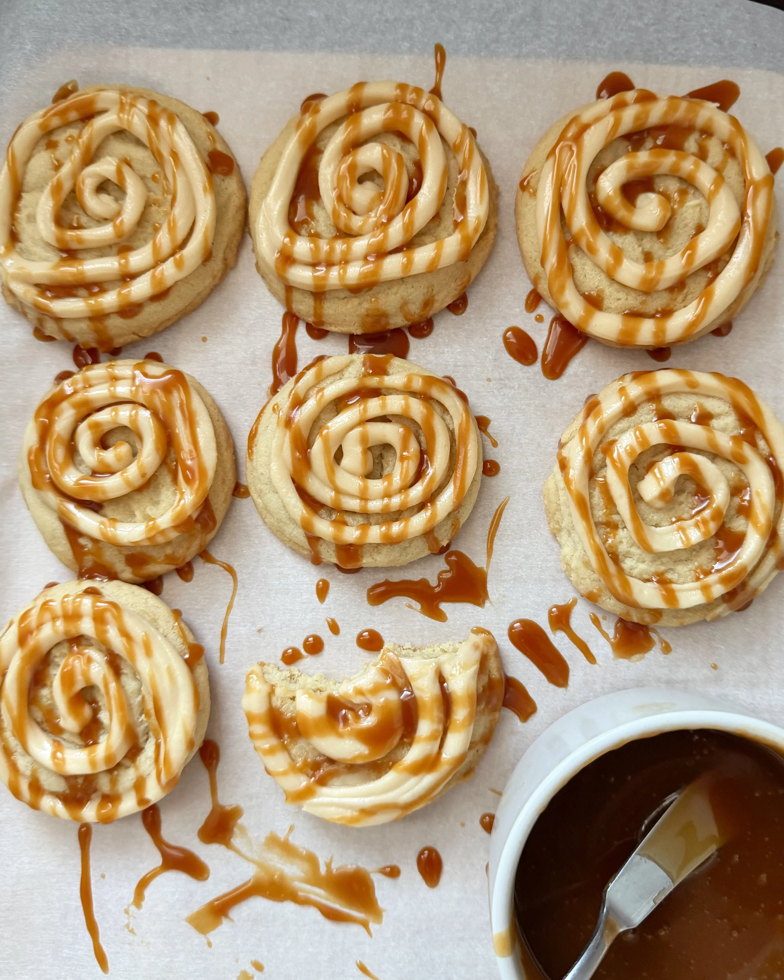 Caramel Iced Latte Cookies