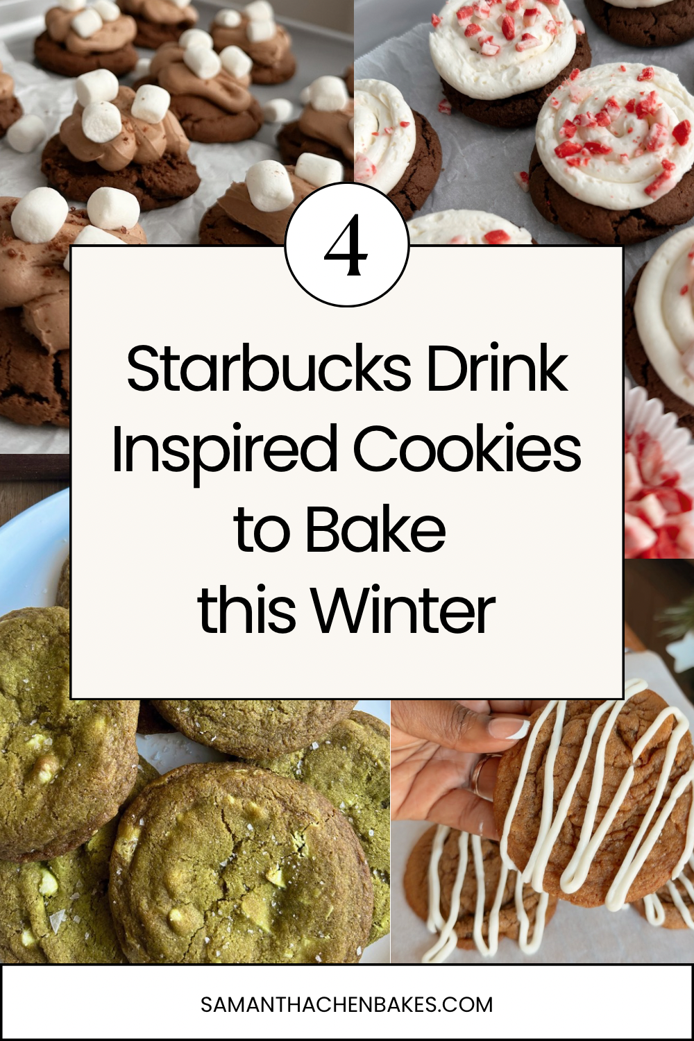 4 Starbucks Drink Inspired Cookies to Bake This Winter