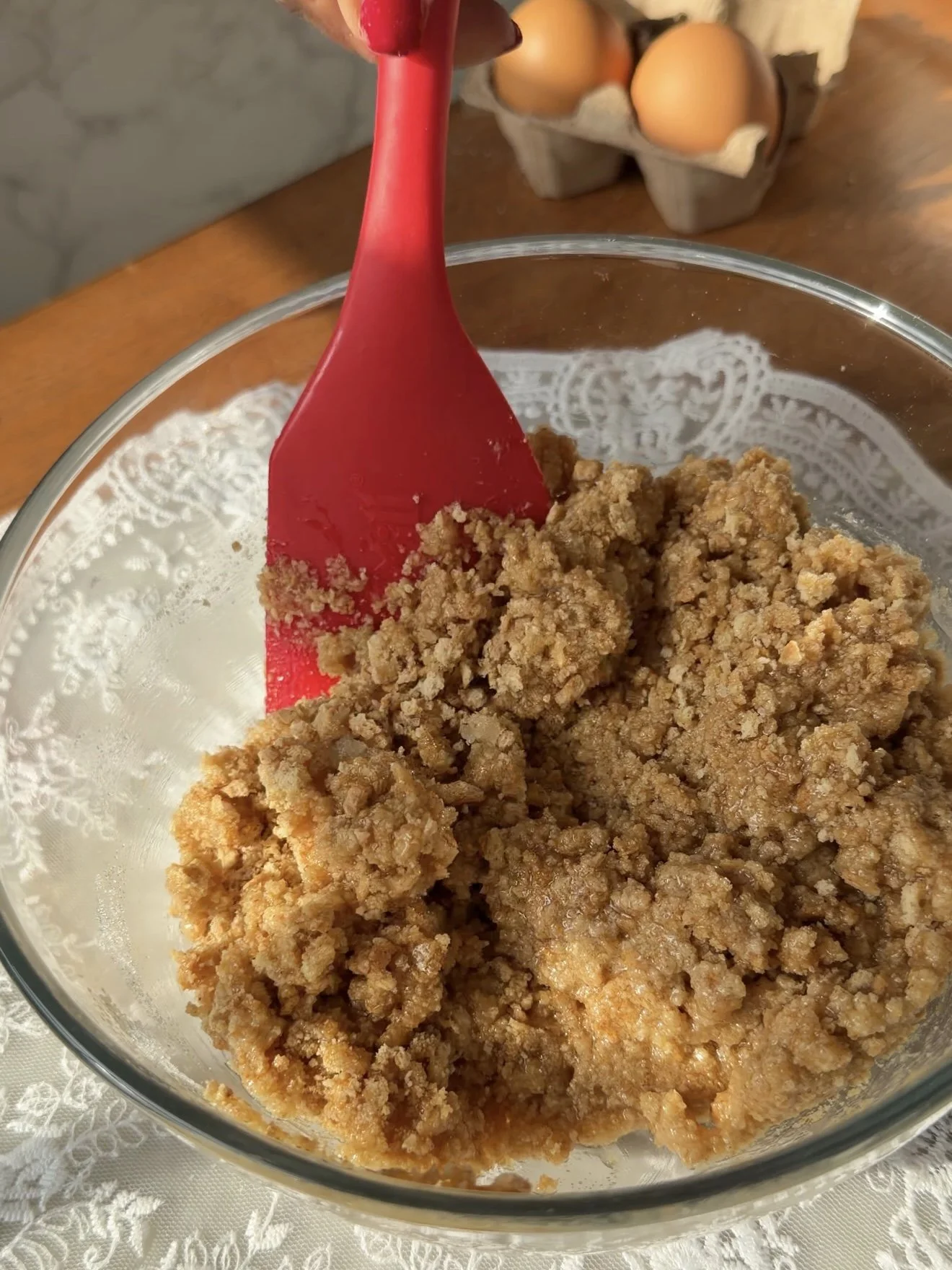 Mix the graham cracker crust