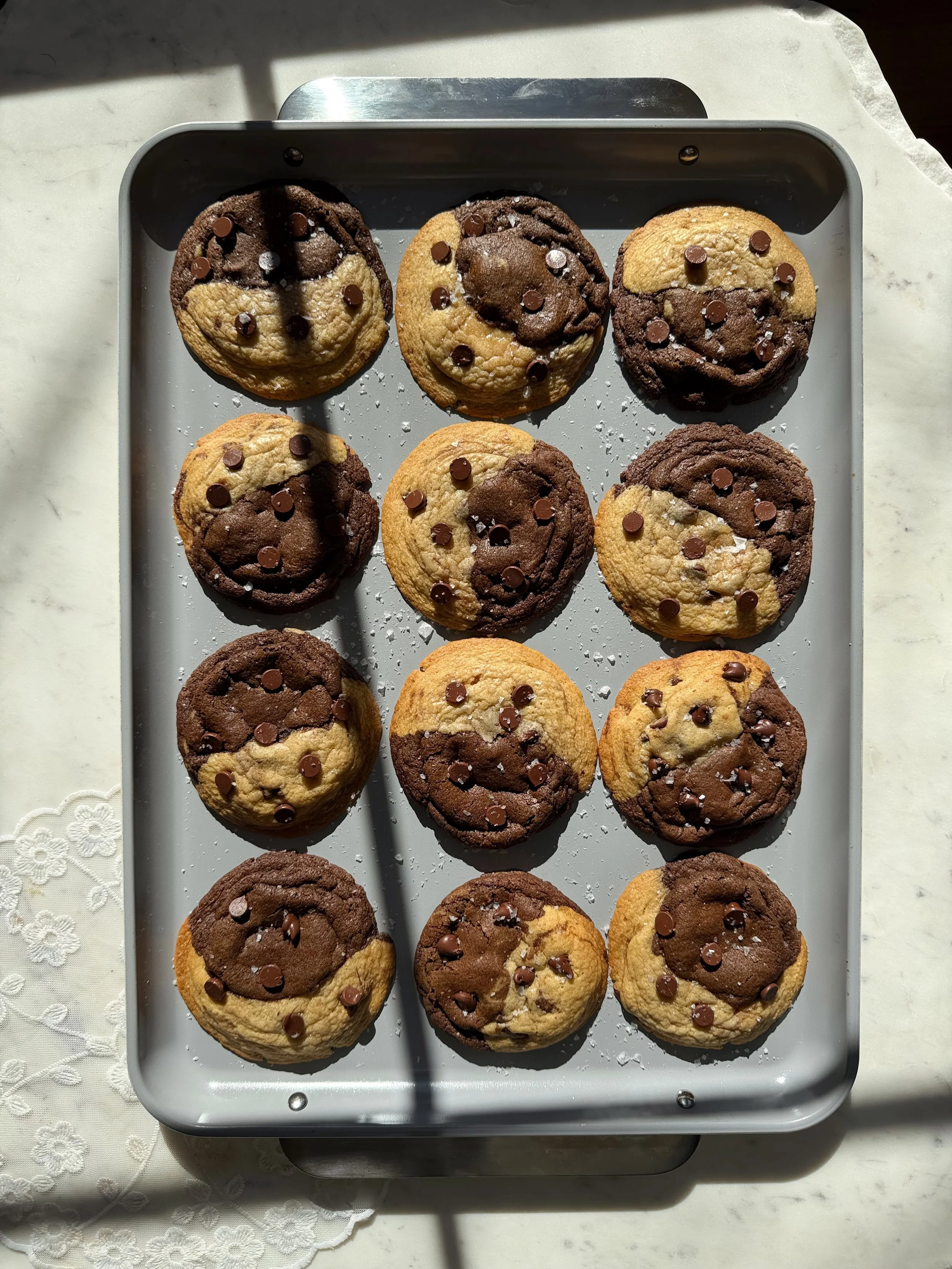 Brookie Cookies with Brown Butter