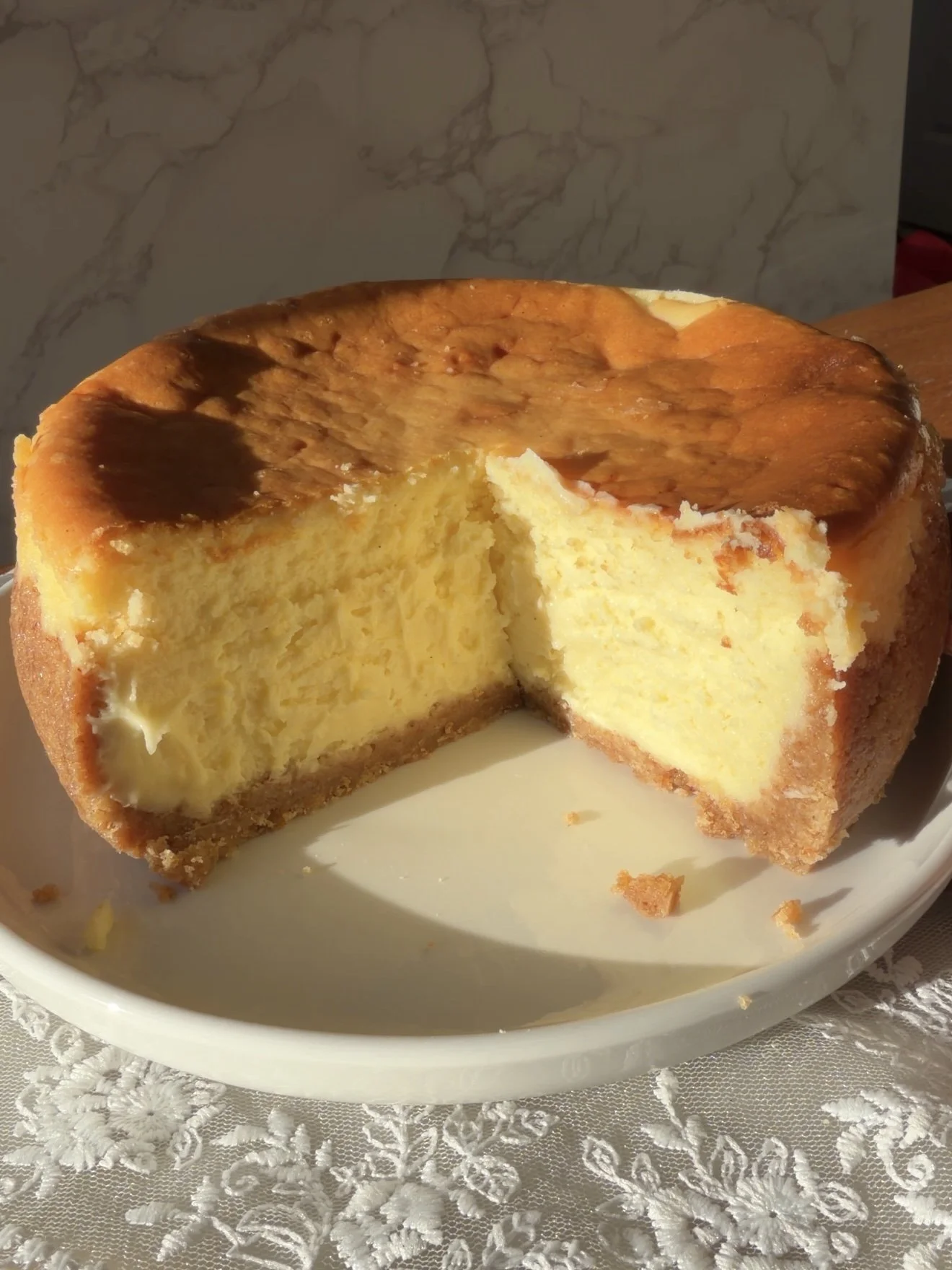 6 inch vanilla bean cheesecake