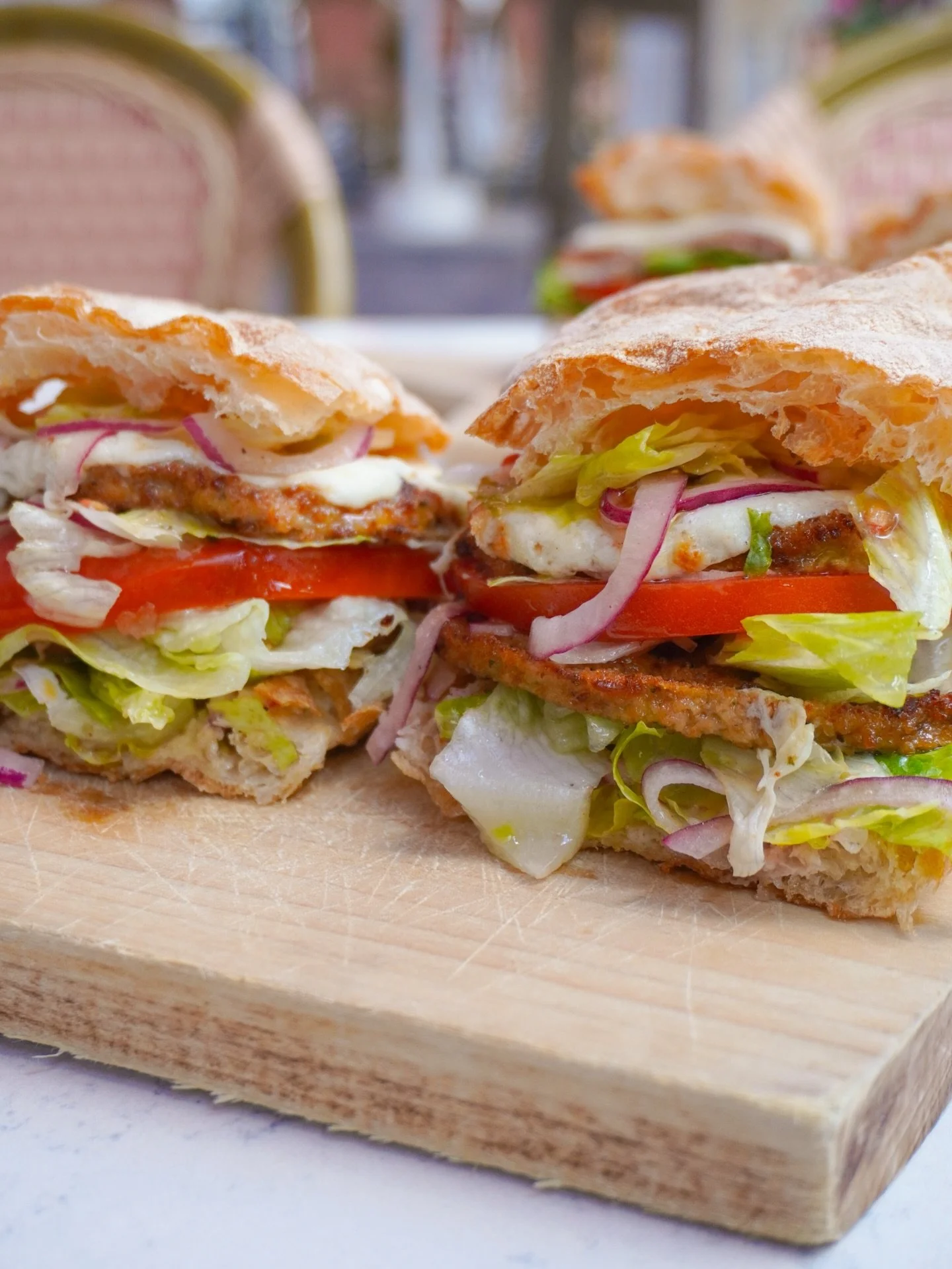 Nonna&rsquo;s Favorite 😍 This Power Sandwich comes with oven-baked eggplant, lettuce, tomato, and red onion 🌿

Our Power Lunch is seed oil free, nothing fried, and no sugar added! 

DC PIE CO. 📍 1010 Brickell Ave # 200, Miami, FL 33131

#dcpieco #