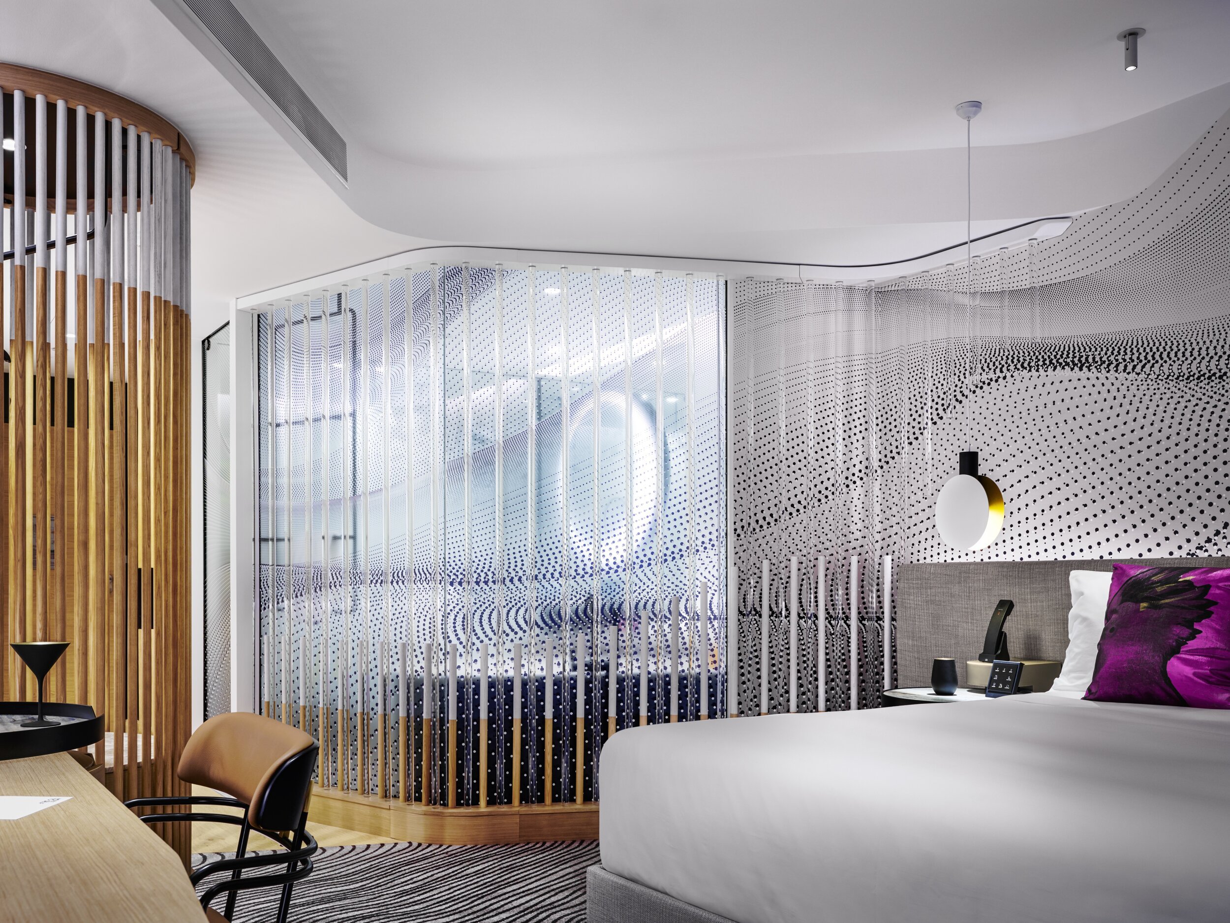 Room 1201, complete at the W Hotel in Brisbane Australia.