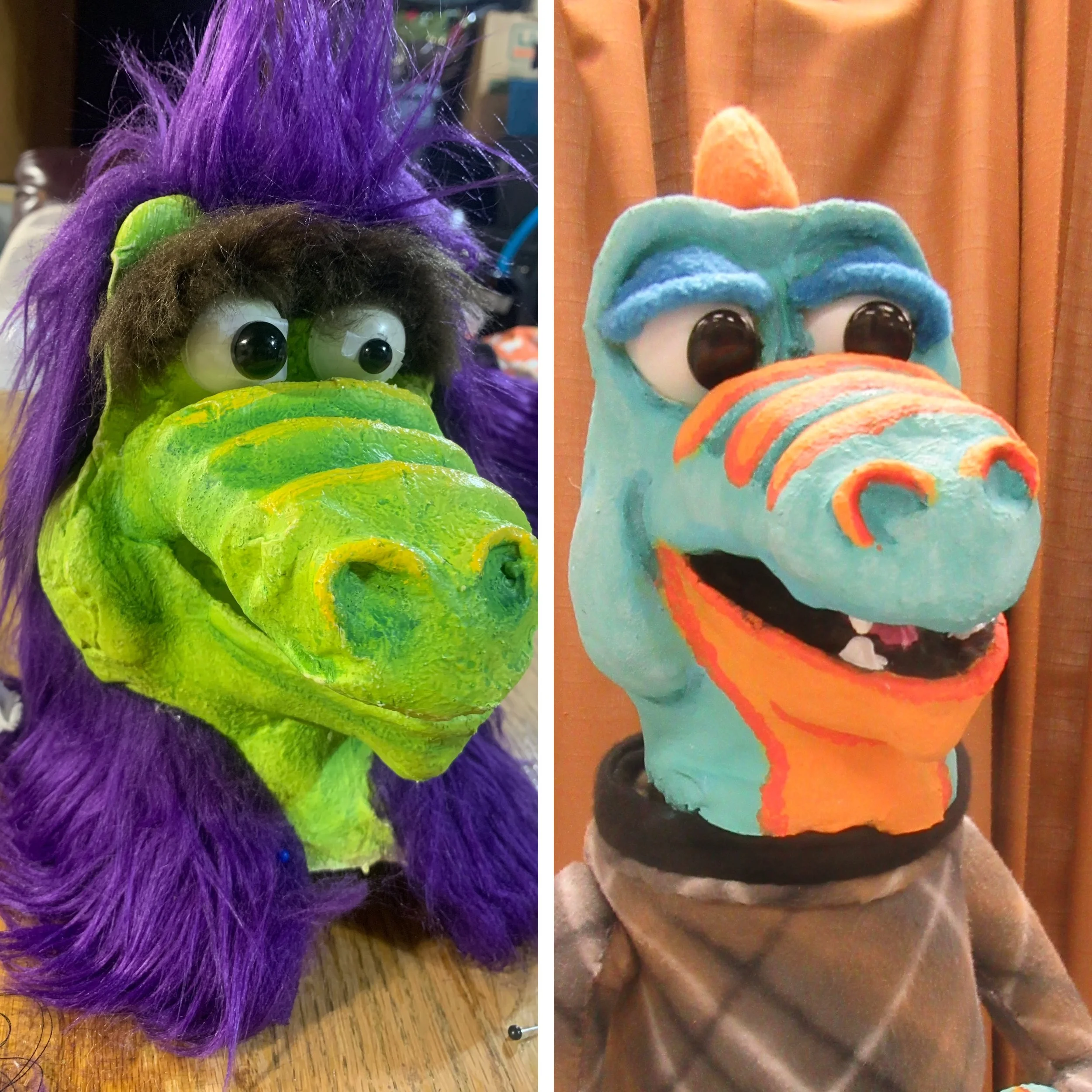 a comparison of the two heads