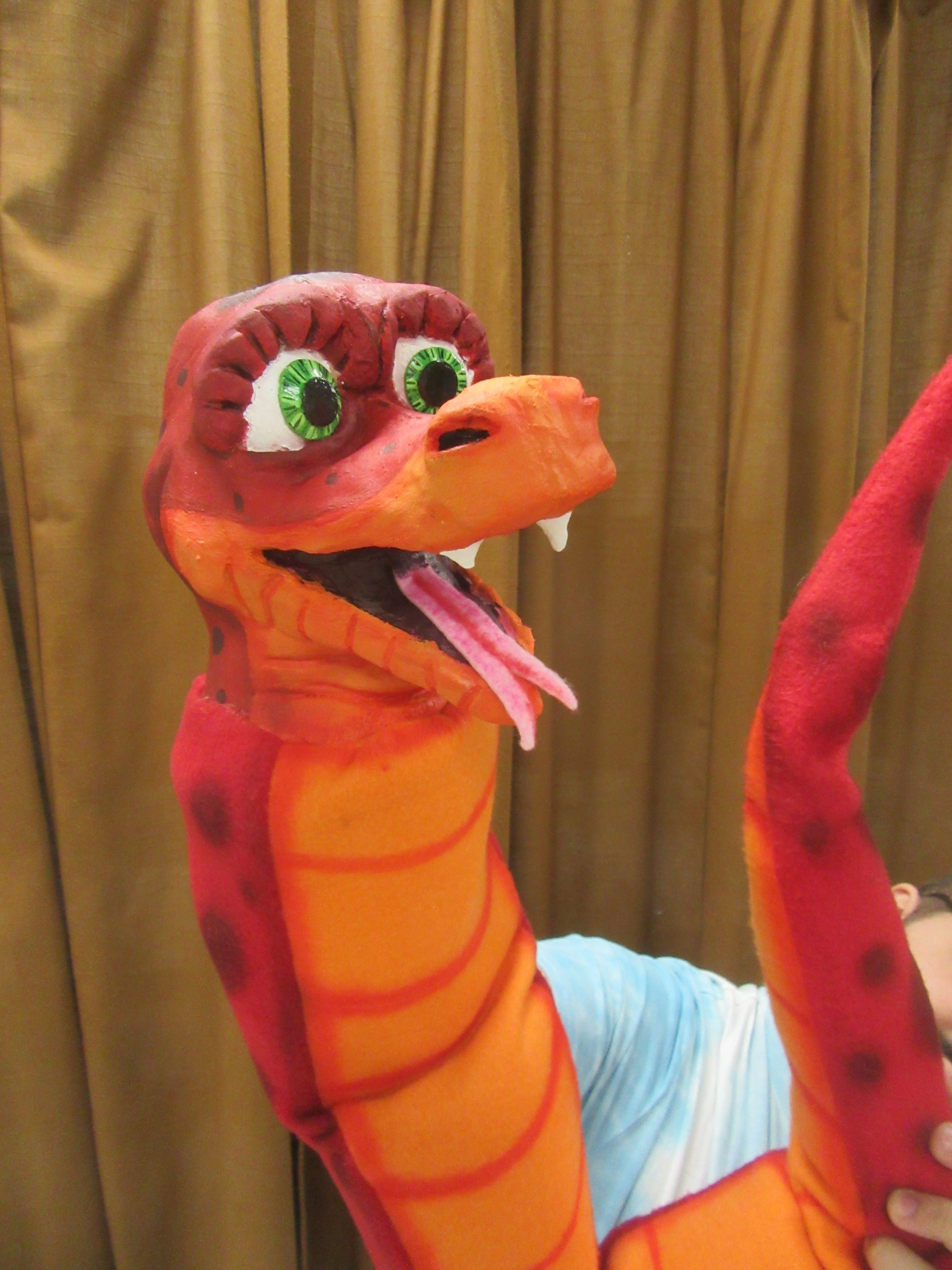 Seymour Snake- Finished puppet