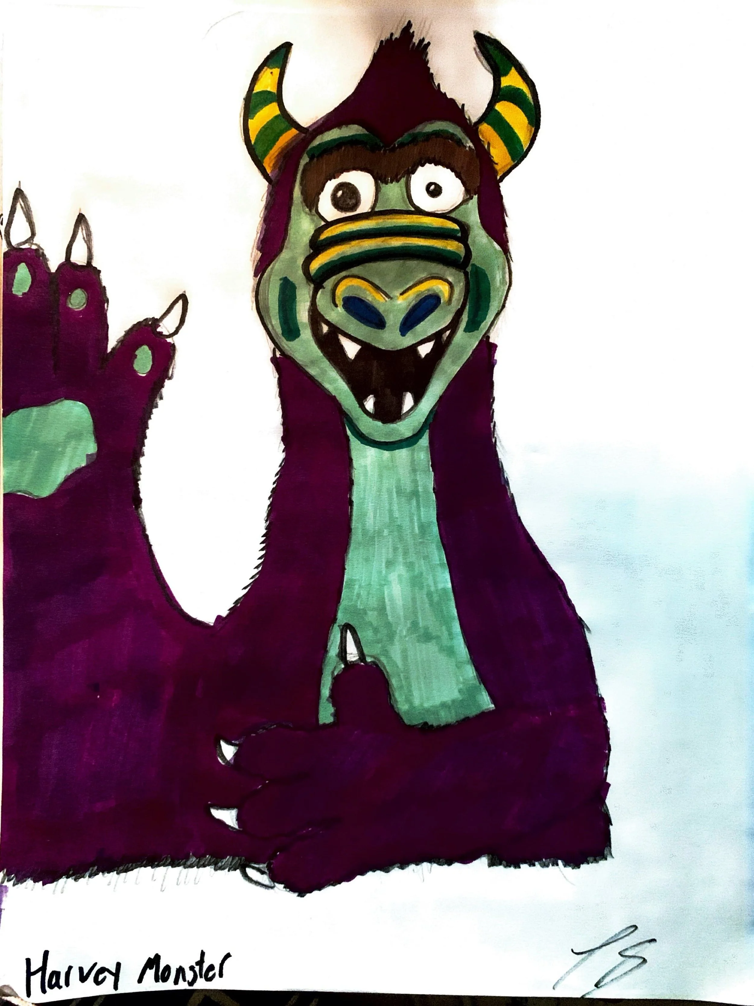 Initial design of Harvey Monster