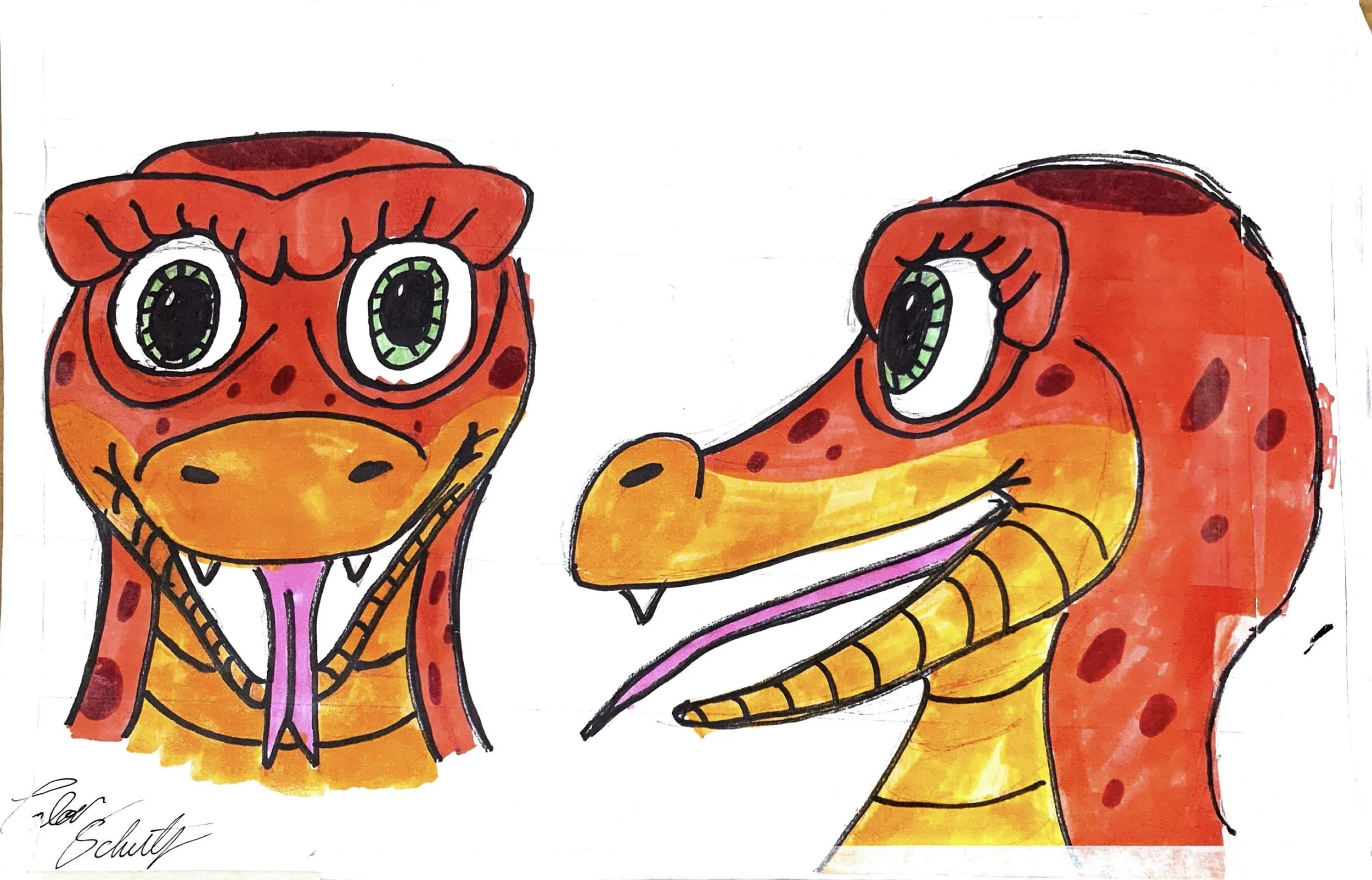 Seymour snake- Head design