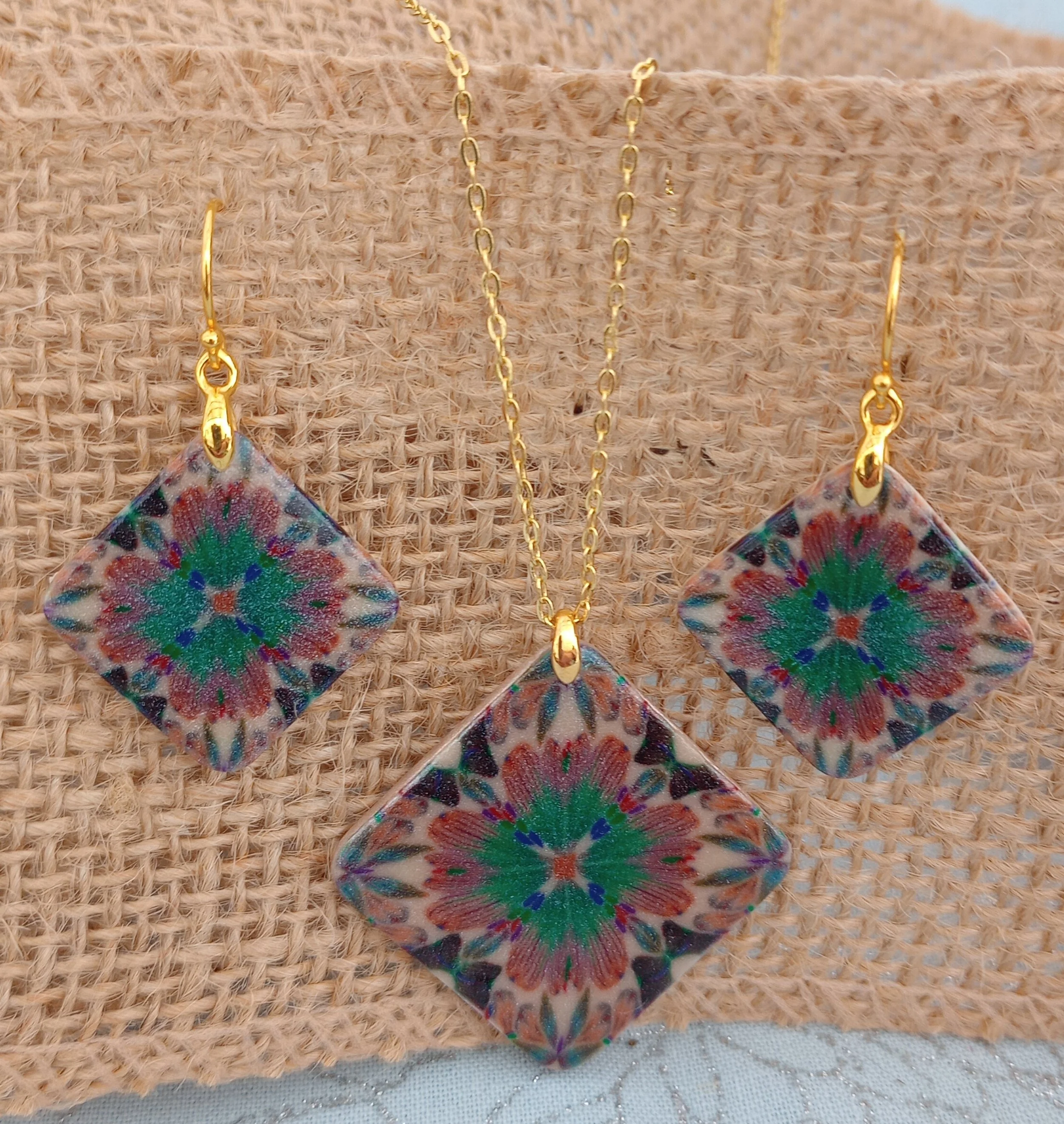 Jewel-toned Botanical Kaleidoscope