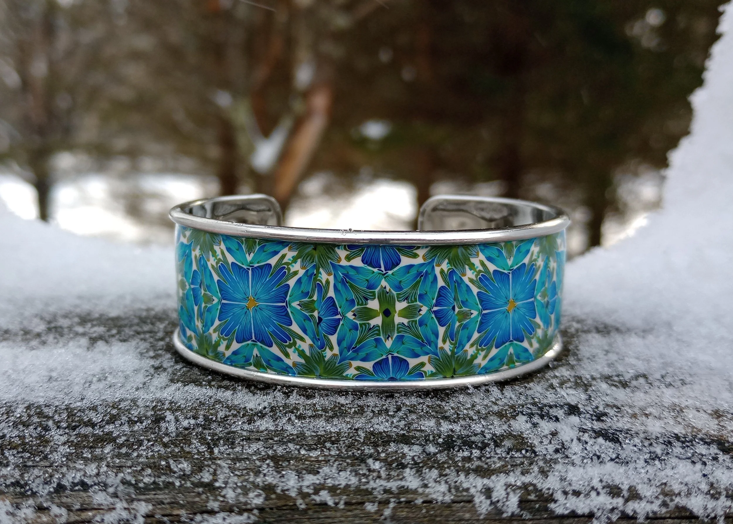 Teal Cuff Bracelet