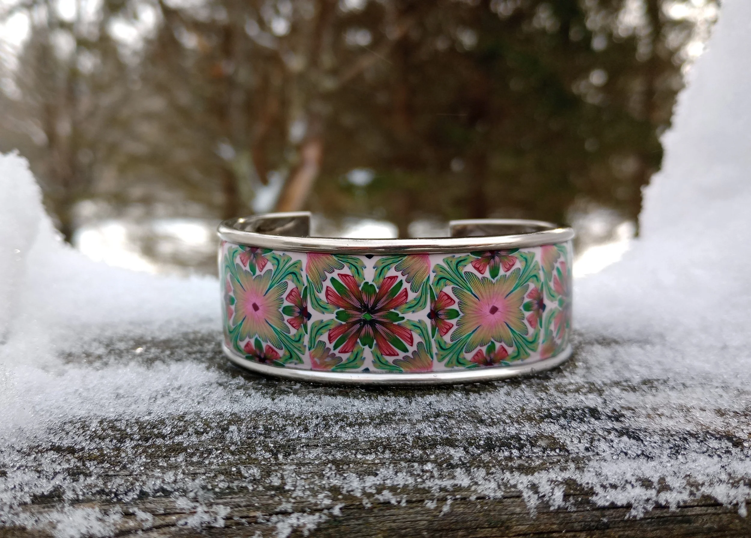 Pink Cuff Bracelet