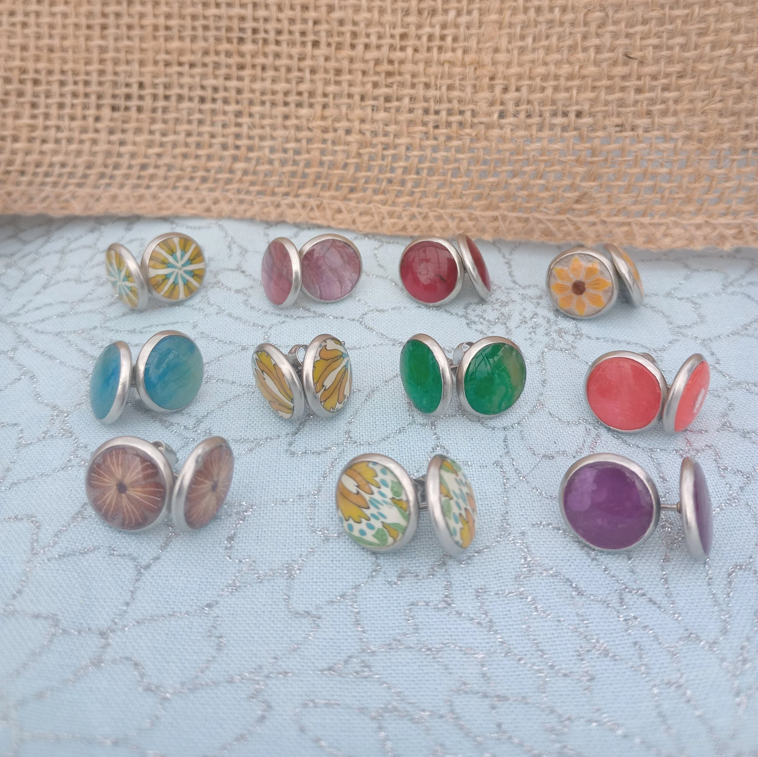 Stud Earrings - Surgical Steel - Customizable