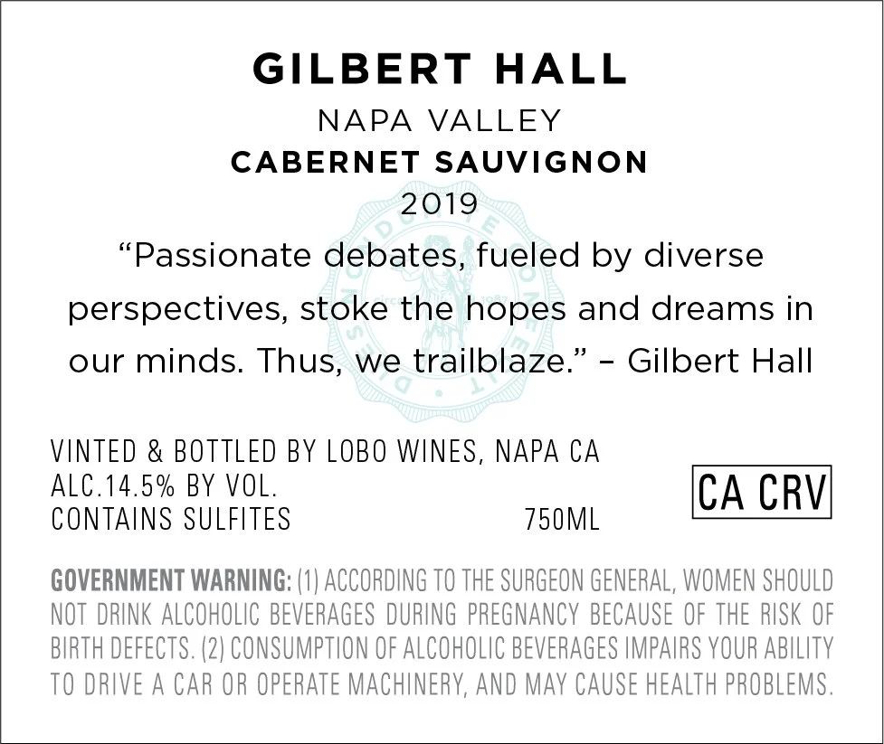 Gilbert Hall Back Label.jpg
