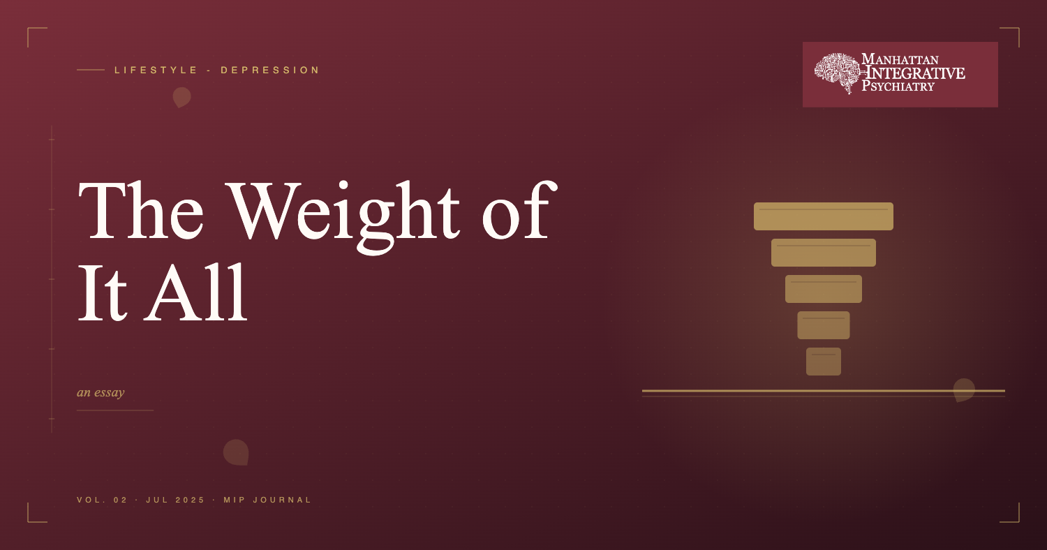 The Weight of It All: How Lifestyle Habits Influence Depression and Mental Health