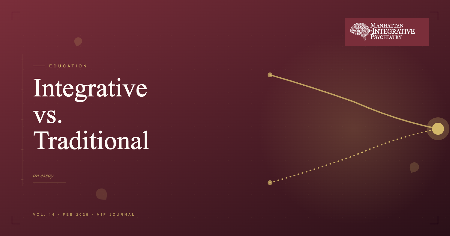 Integrative Psychiatry vs. Traditional Psychiatry: What’s the Difference and Why It Matters