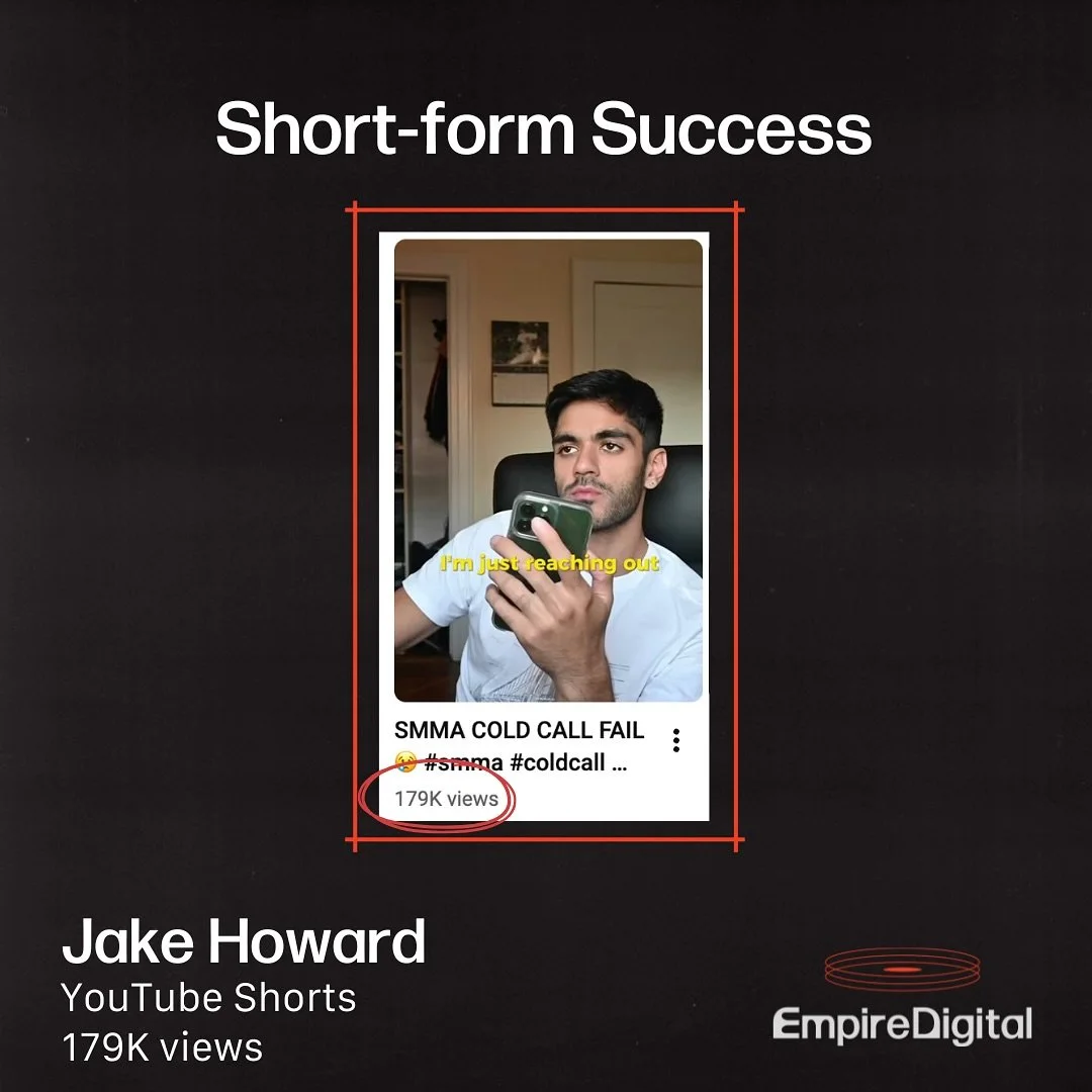 Since the early days of Empire Digital, I&rsquo;ve been documenting the real process of building this business, the wins, the setbacks, and everything in between.

Some of my most-watched YouTube Shorts aren&rsquo;t about closing deals or landing cli