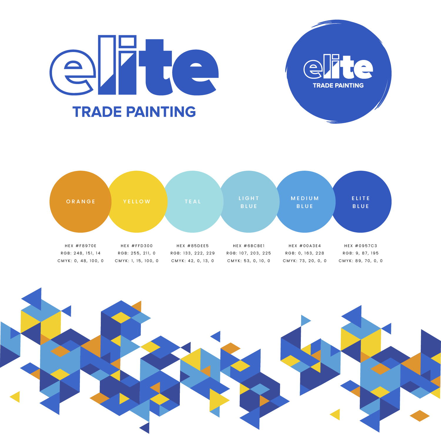 Refreshed painting franchise brand identity overview