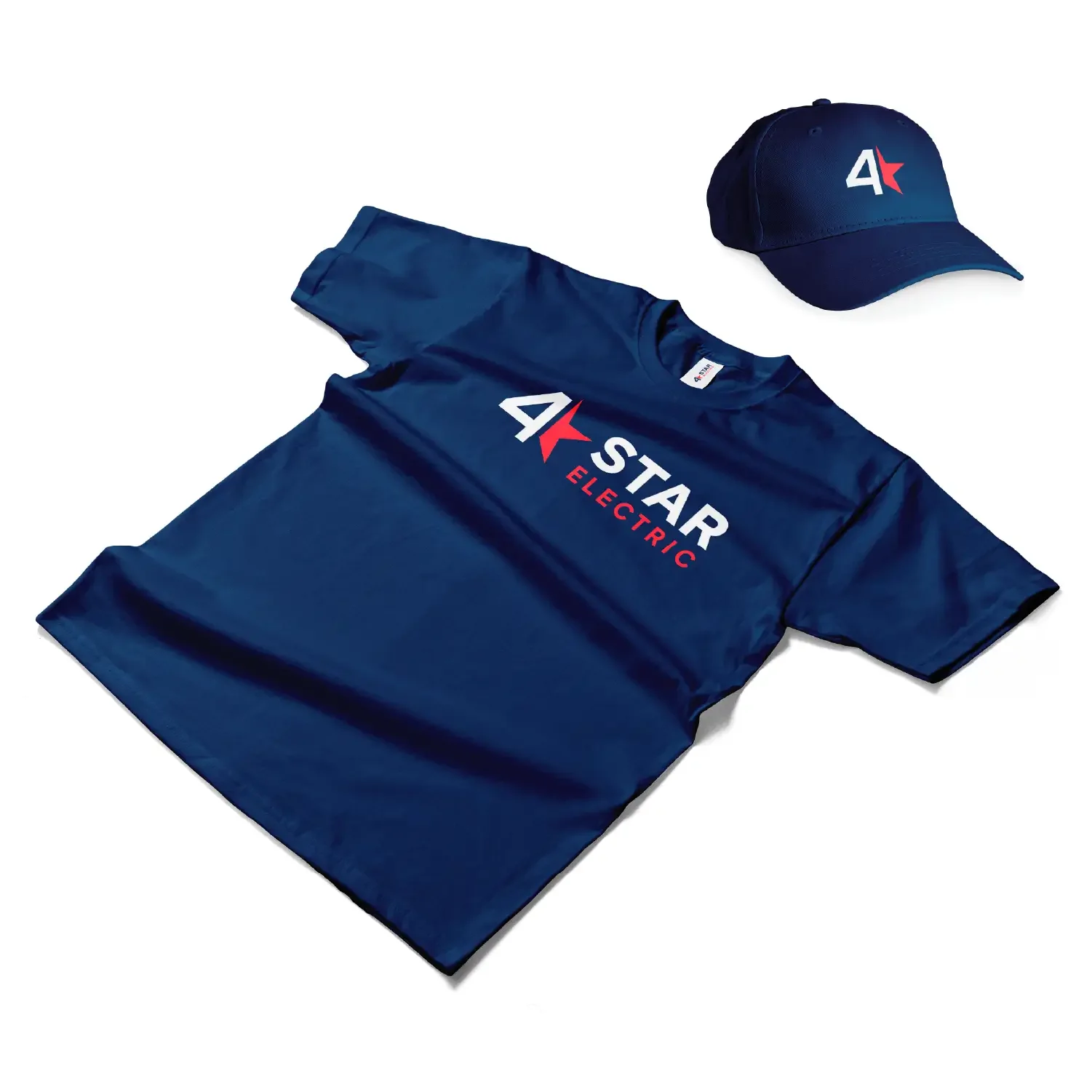 Electrical company branded staff uniform design