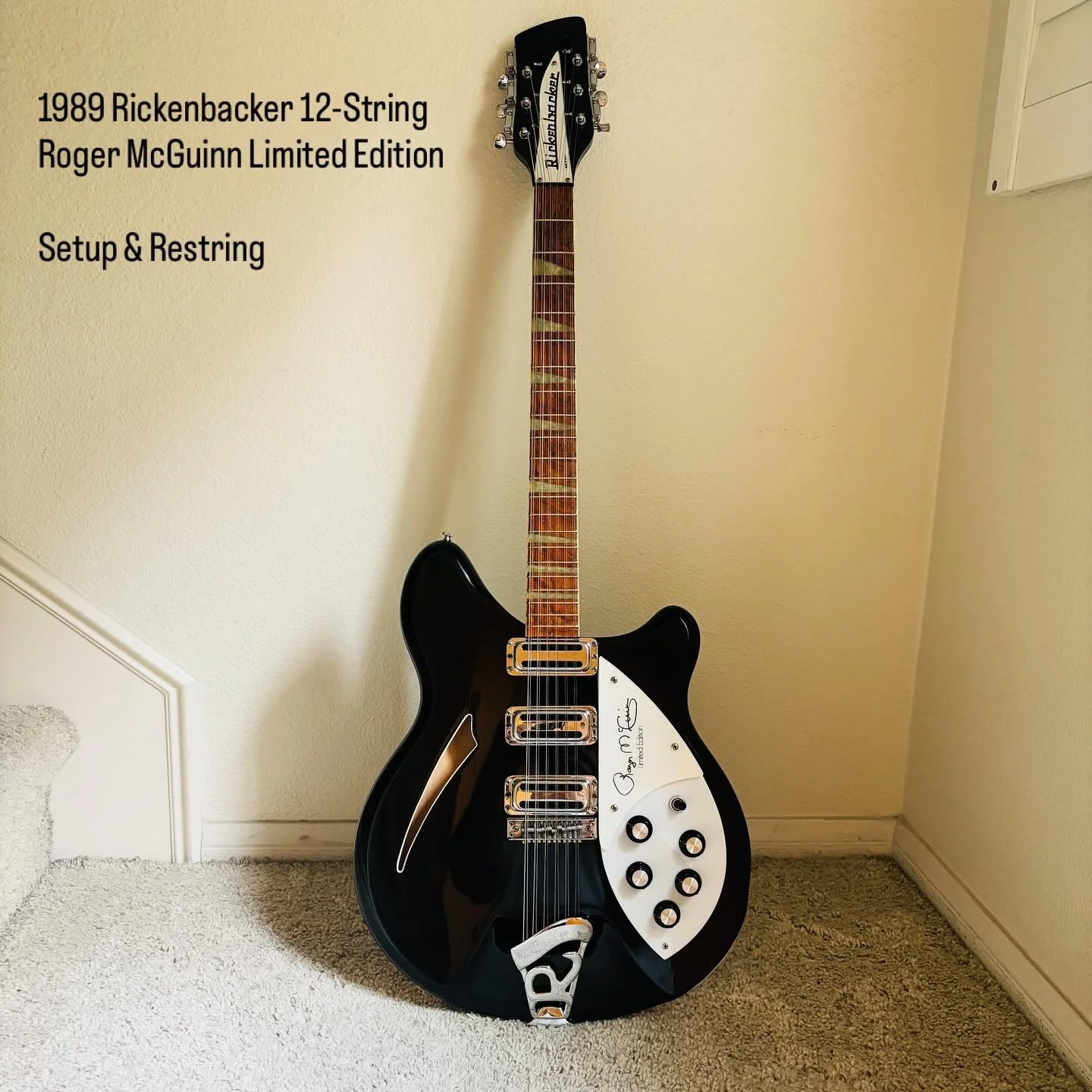 1989 @rickenbackerofficial 12-String - Roger McGuinn Limited Edition