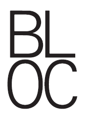 The word "BLOC" in bold black letters on a white background.