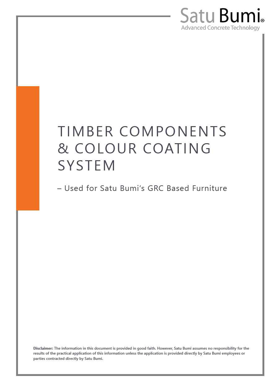 Timber for GRC furniture