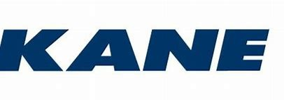 Bold blue text "KANE" on a white background.