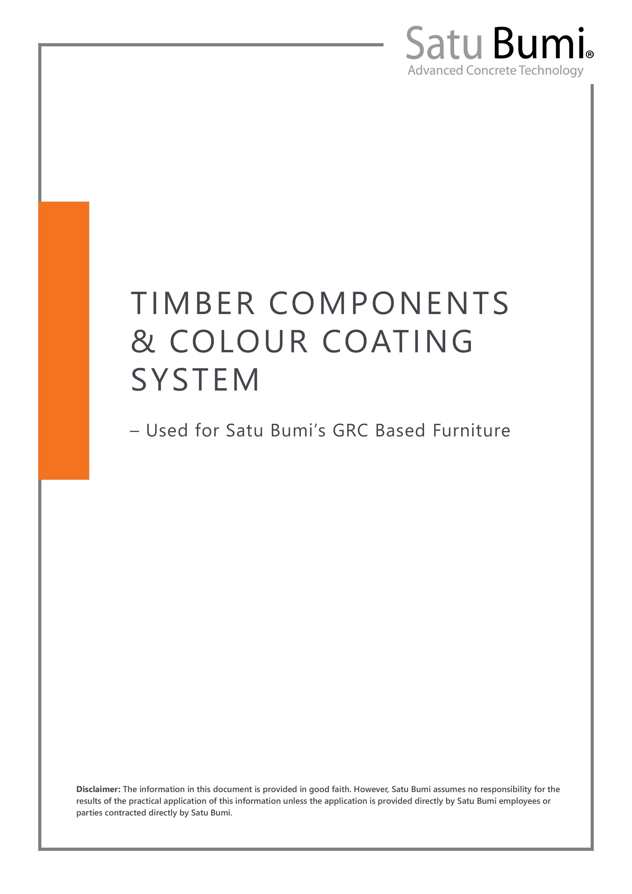 Download timber components and colour coating system guide (PDF) – Satu Bumi