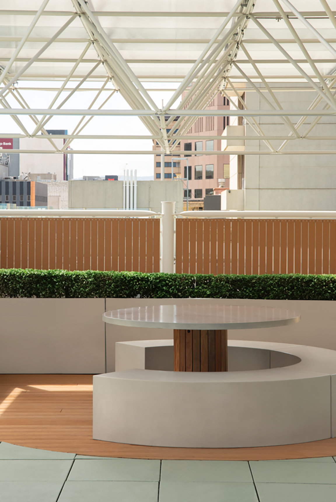 Customised GRC street furniture manufactured by Satu Bumi