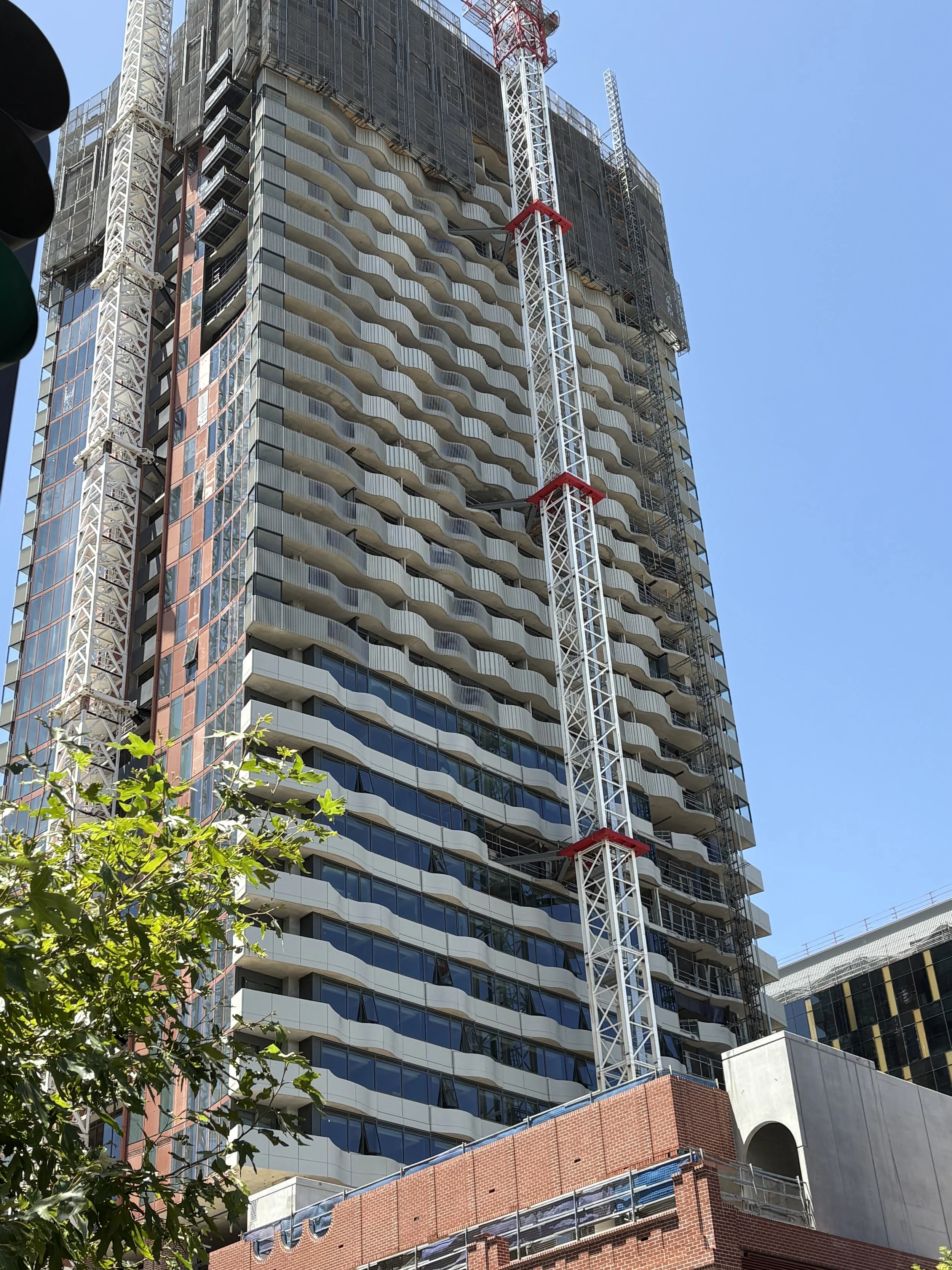 Custom GRC planters manufactured by Satu Bumi specificaly for the CMar project in Adelaide