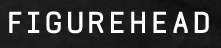 The word 'FIGUREHEAD' in white uppercase letters on a black background.