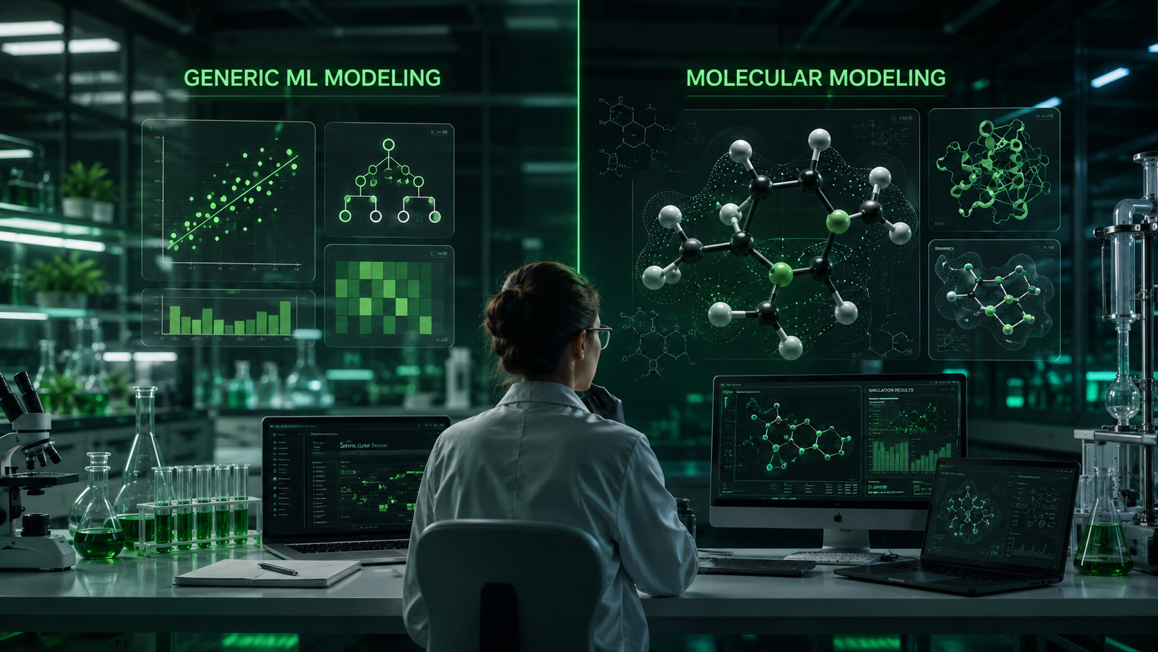 Generic ML Modeling vs. Molecular Modeling: Which Does Your Lab Need?