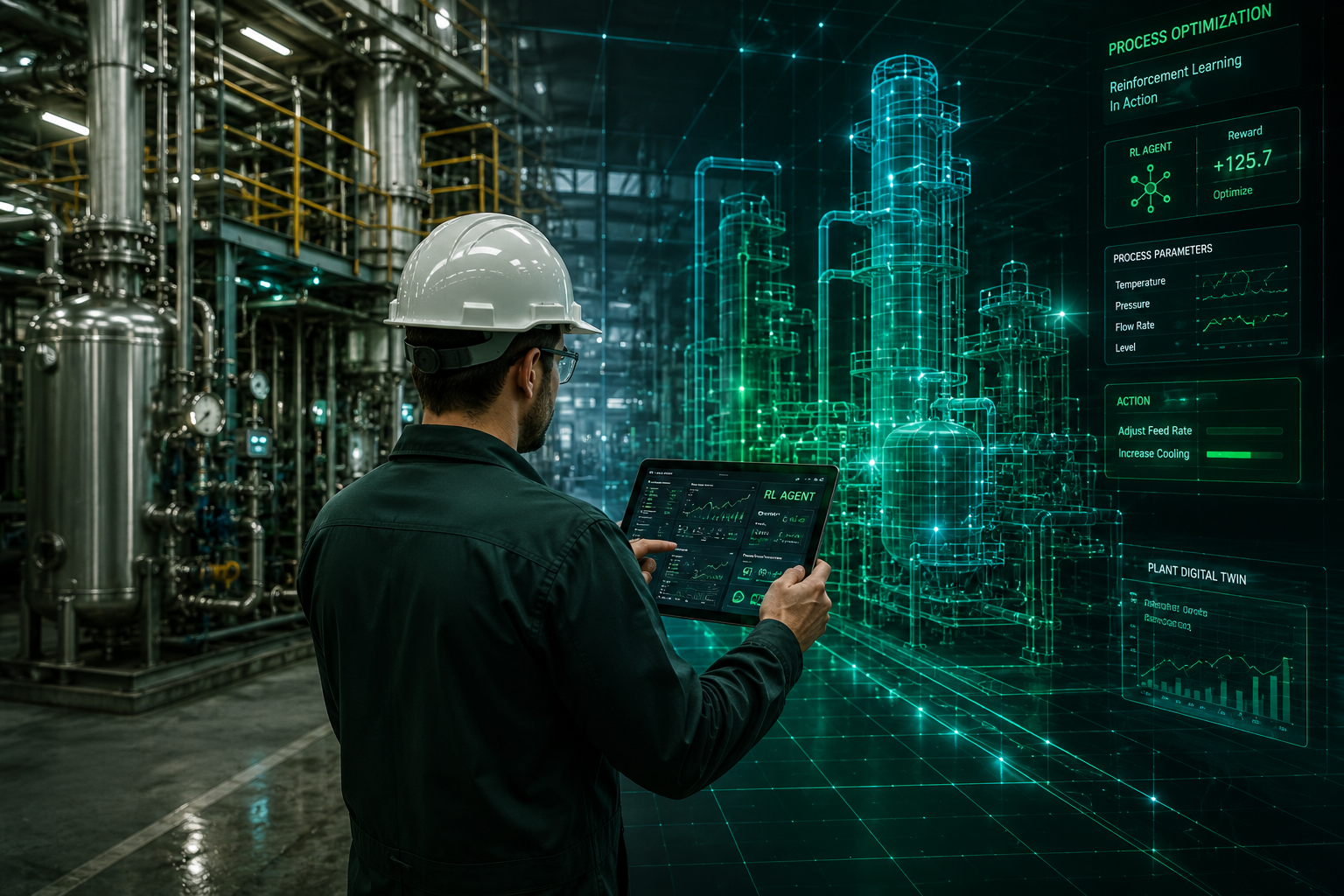 Reinforcement Learning for Chemical Process Optimization: Real-World Applications
