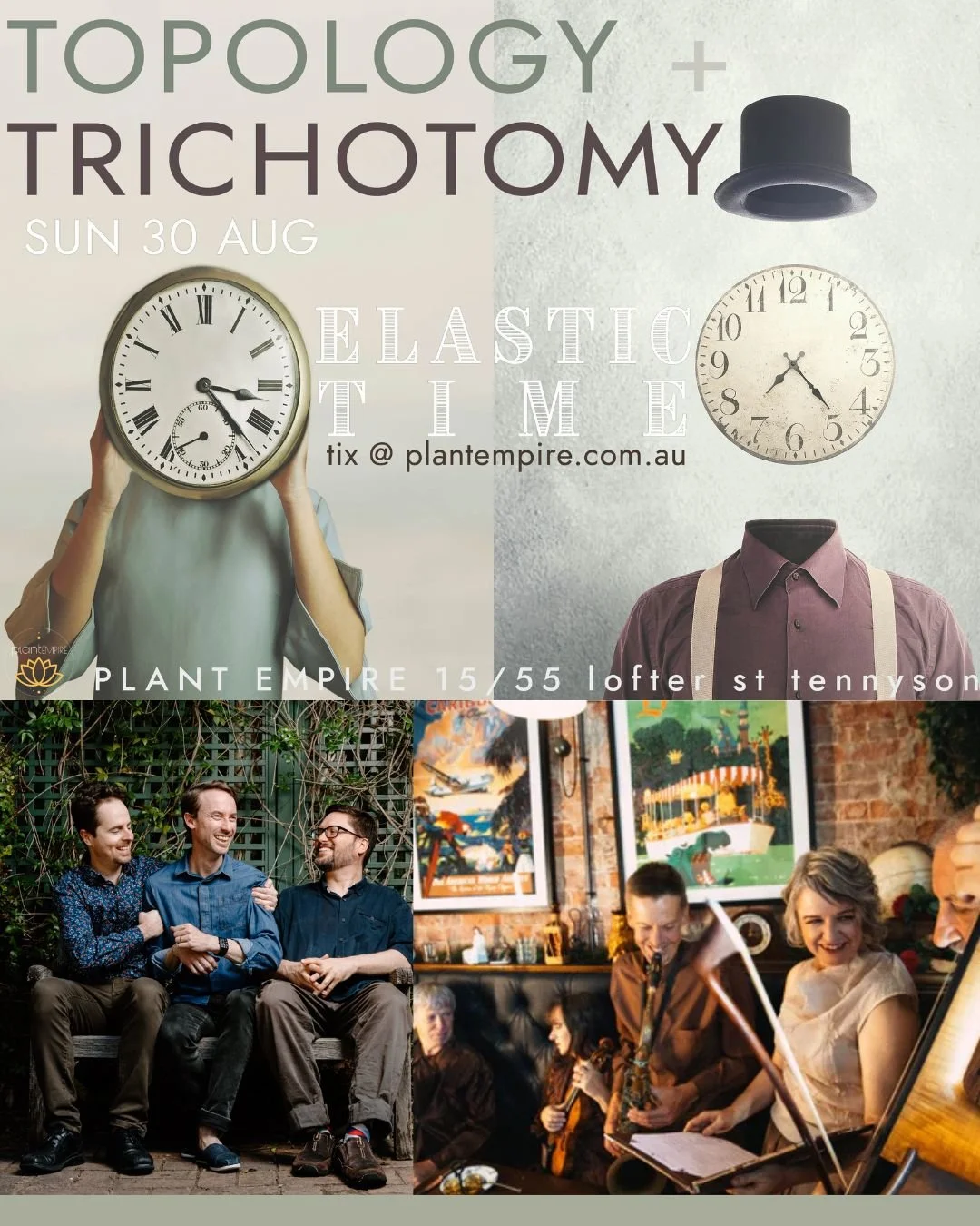 Re-uniting with TOPOLOGY for a show performing the music of ‘Healthy’