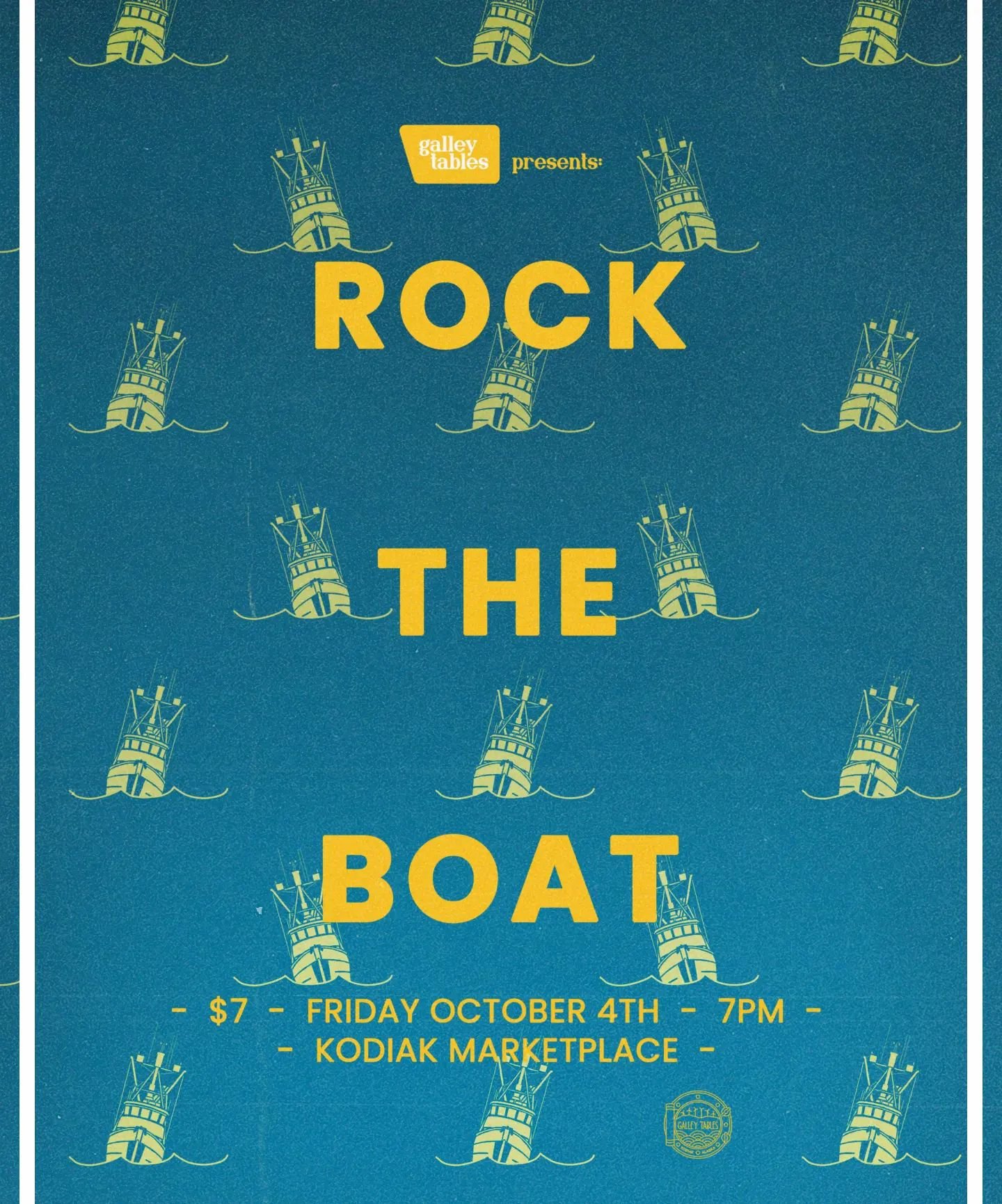 OCTOBER 4TH!

looking for storytellers

visit galleytables.com to sign up