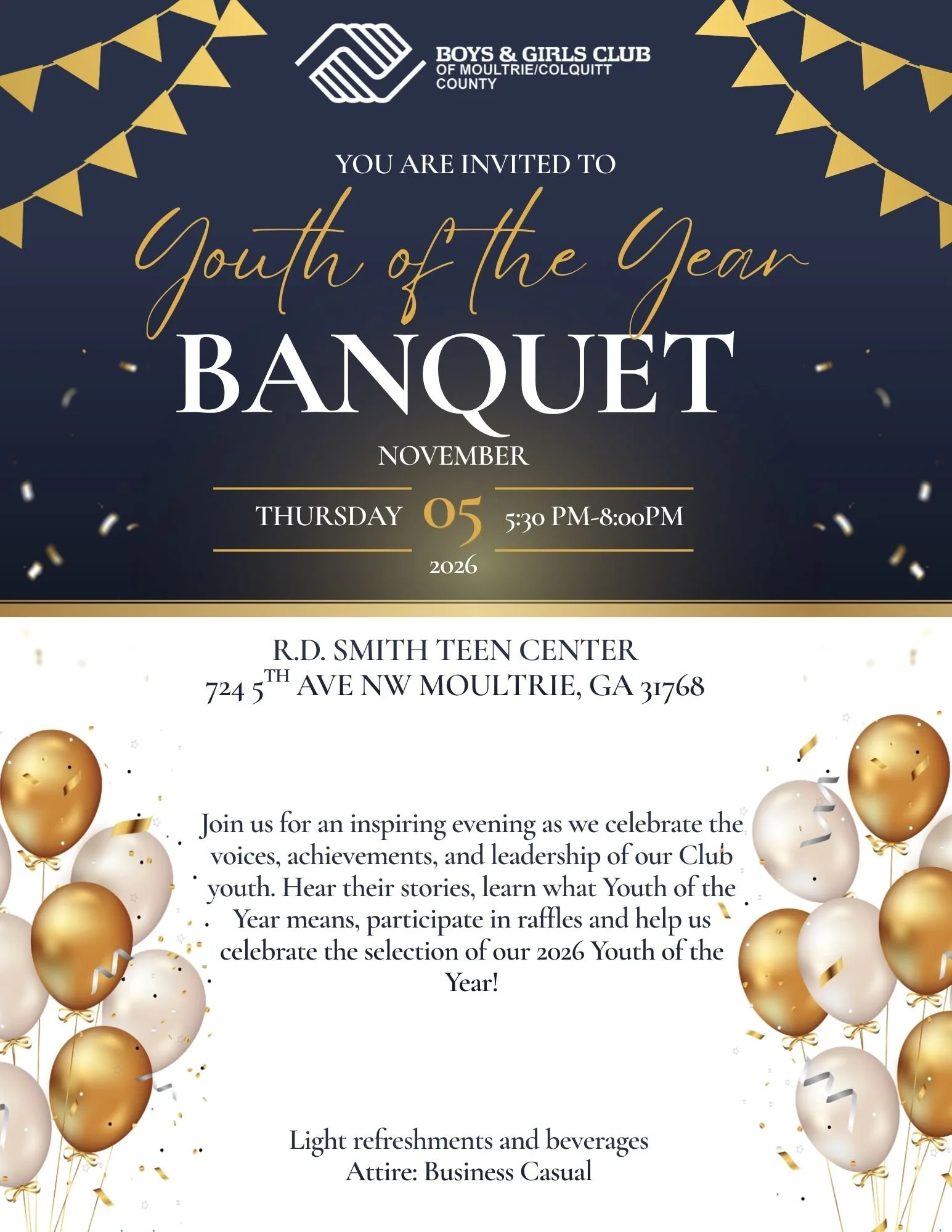 Youth of the Year Banquet
