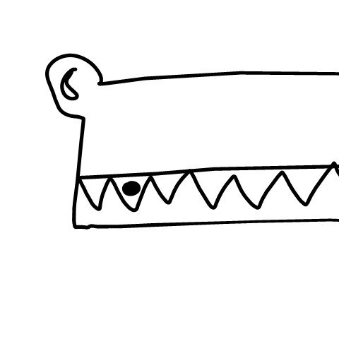 Dragon with a cavity