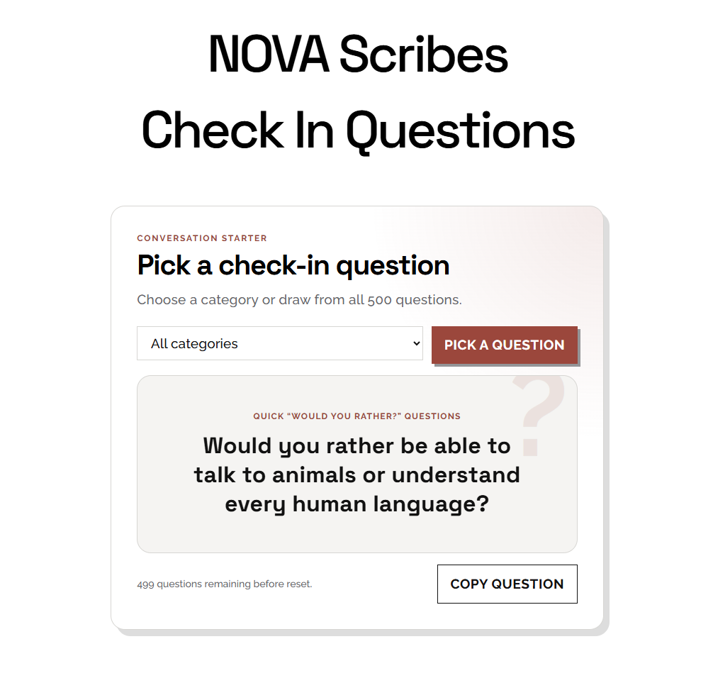 Check-In Questions