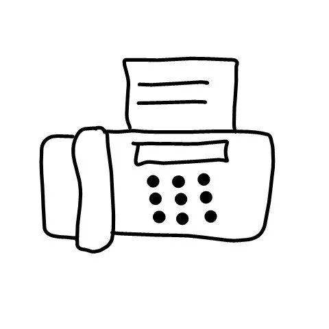 A fax machine