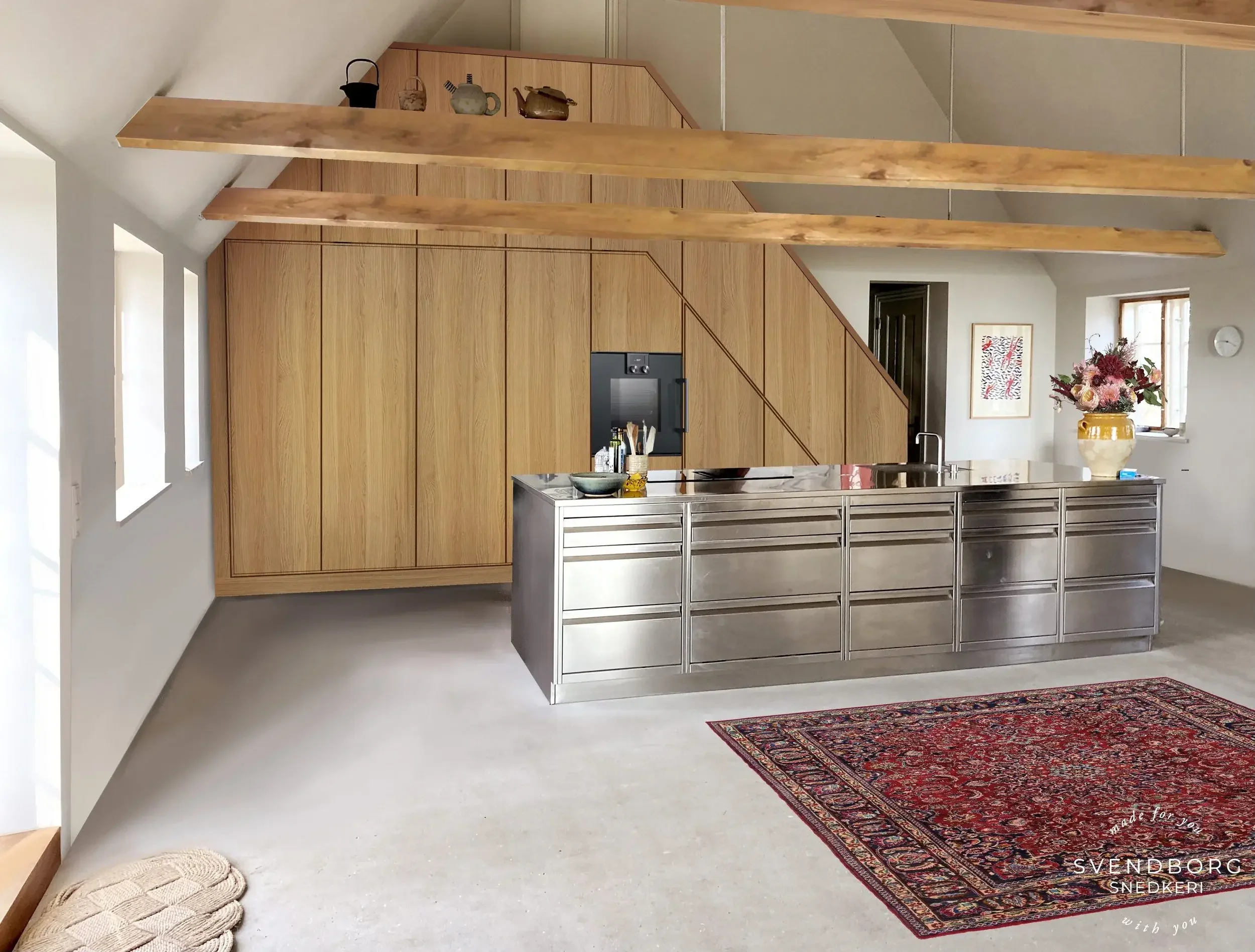 Efter billede af snedkerkøkken