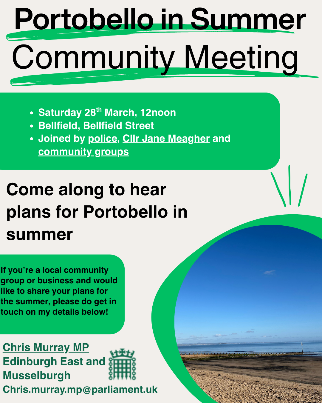 Portobello in Summer