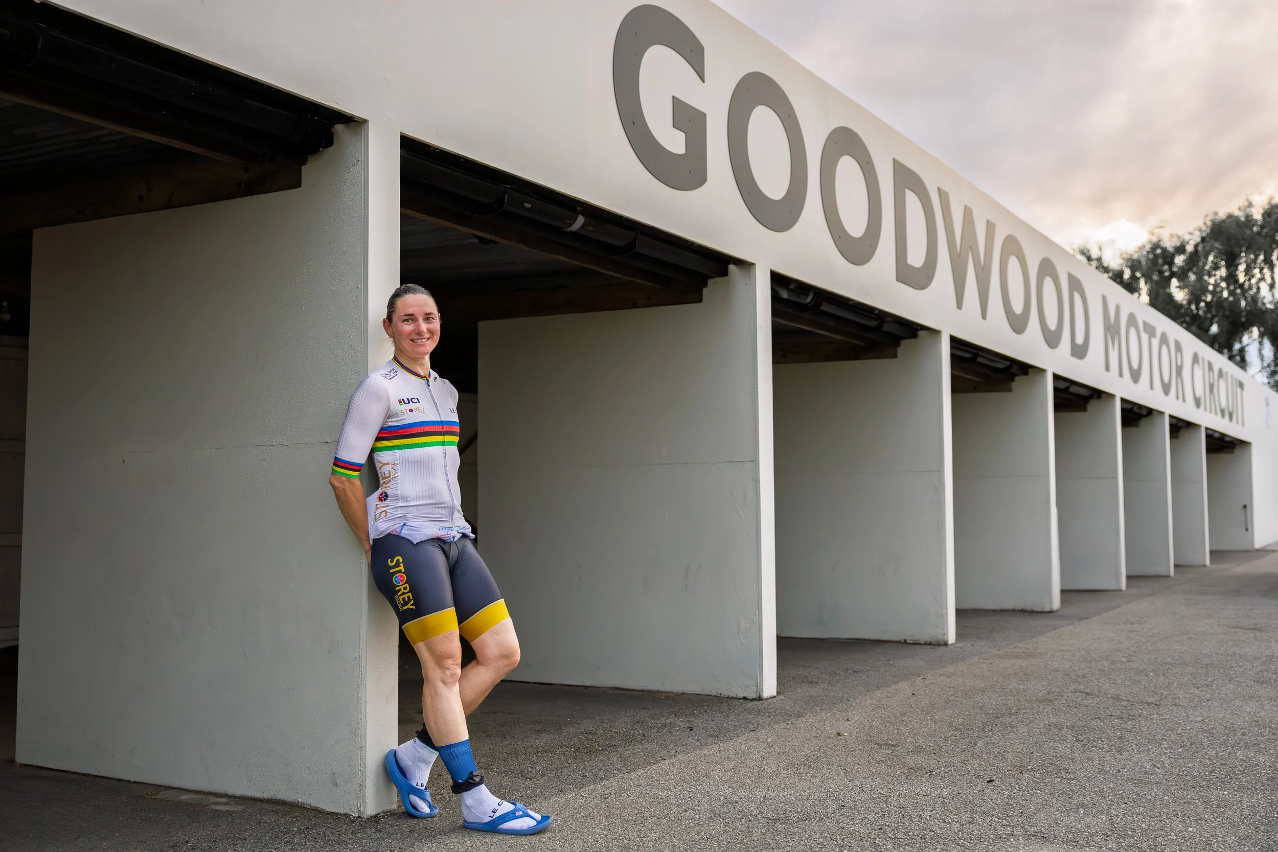 Dame Sarah Storey, 19x Paralympics Gold Medals and 29 World Championships - Post race at Goodwood Motor Circuit, UK