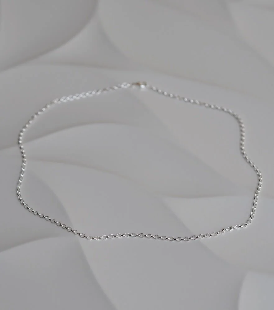 Sterling Silver Belcher Chain Necklace