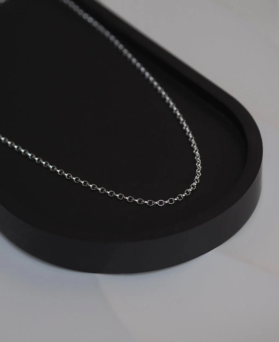 Sterling Silver Belcher Chain Necklace