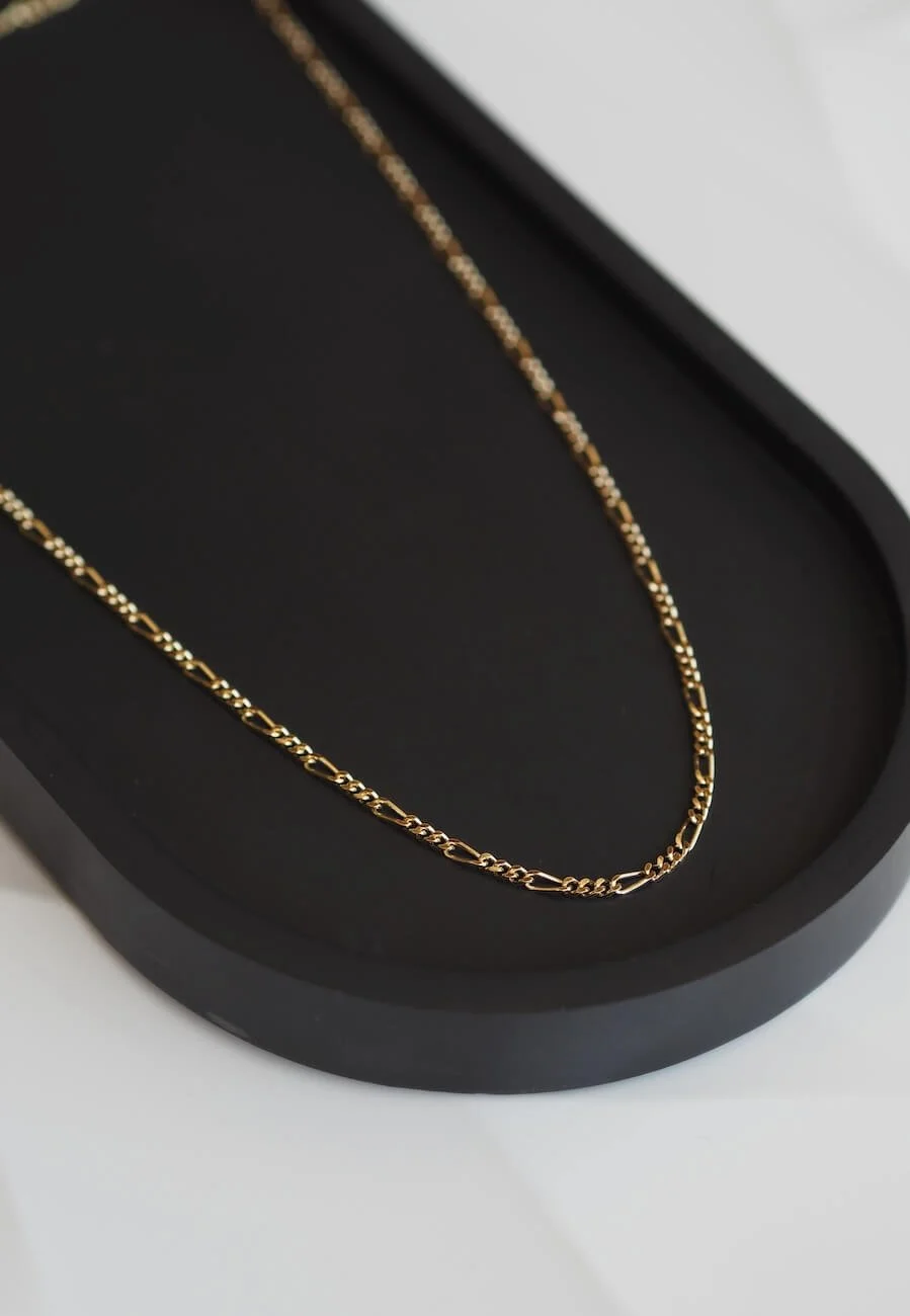 Gold Vermeil Figaro Chain Necklace