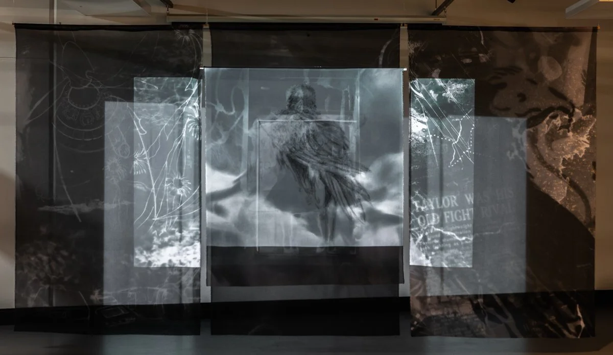 Instillation View, Between Worlds (animation instillation), 2024, photograph courtesy of Andrew Willis. 