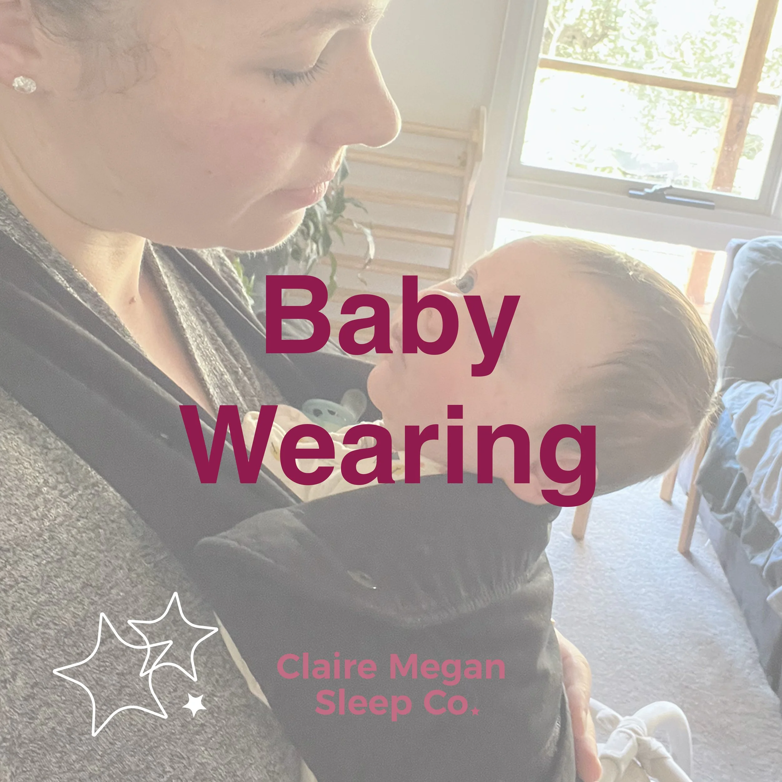 Baby Wearing - how it can help with sleep!