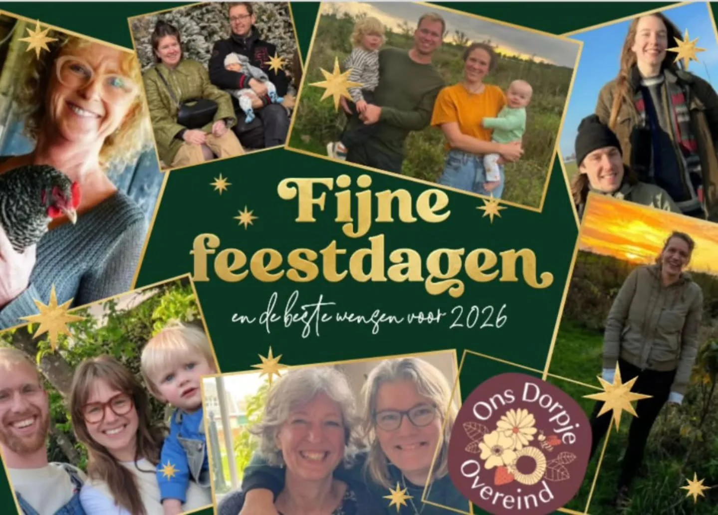Wij wensen jullie fijne dagen een een voorspoedig 2026! 🥂🎇