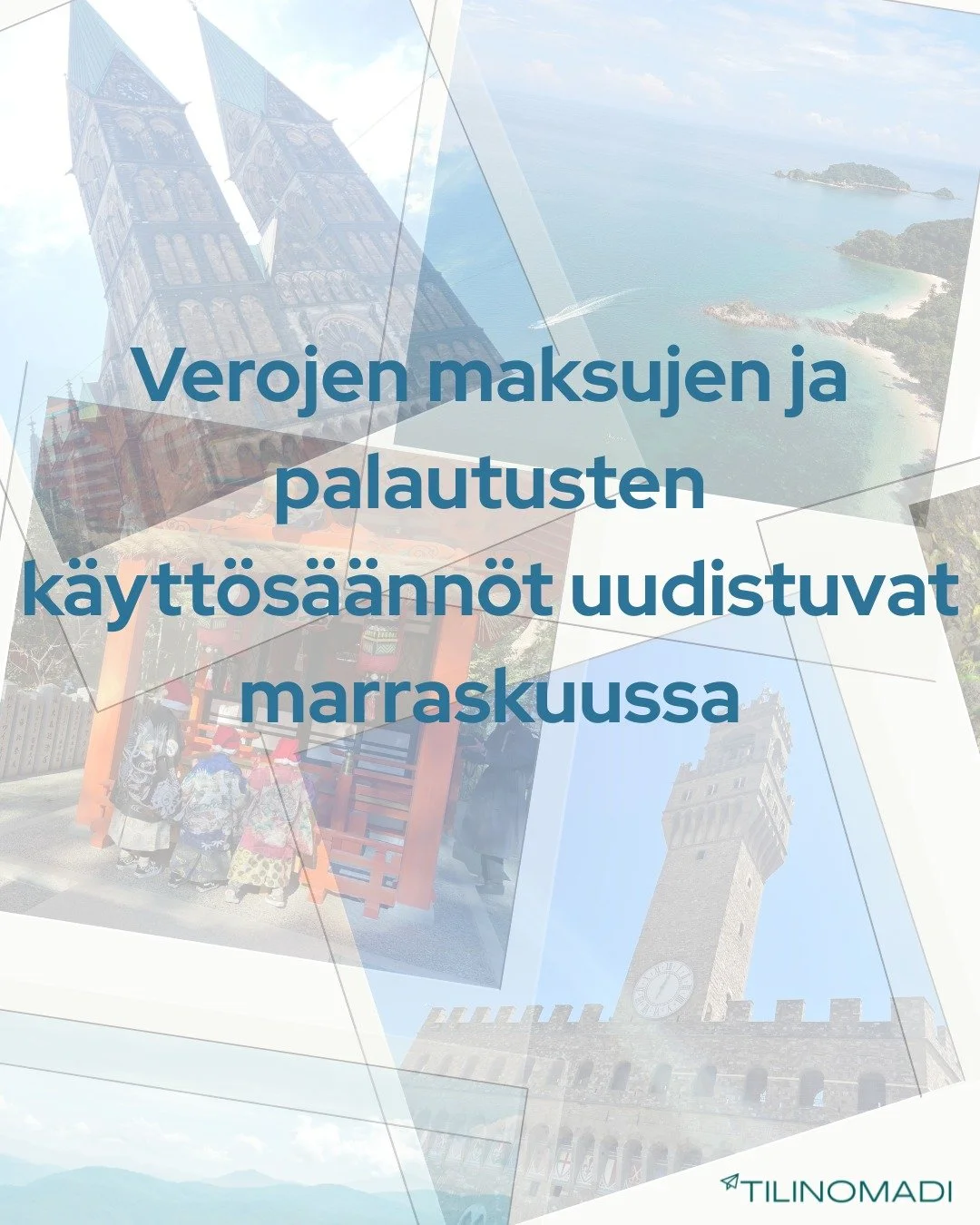 ✨ Verojen maksaminen ja palautukset helpottuvat marraskuussa! ✨

15.11.2025 alkaen yritykset siirtyv&auml;t k&auml;ytt&auml;m&auml;&auml;n yht&auml; yleist&auml; maksuviitetett&auml;.

Maksut kohdistuvat veroihin automaattisesti er&auml;p&auml;iv&aum