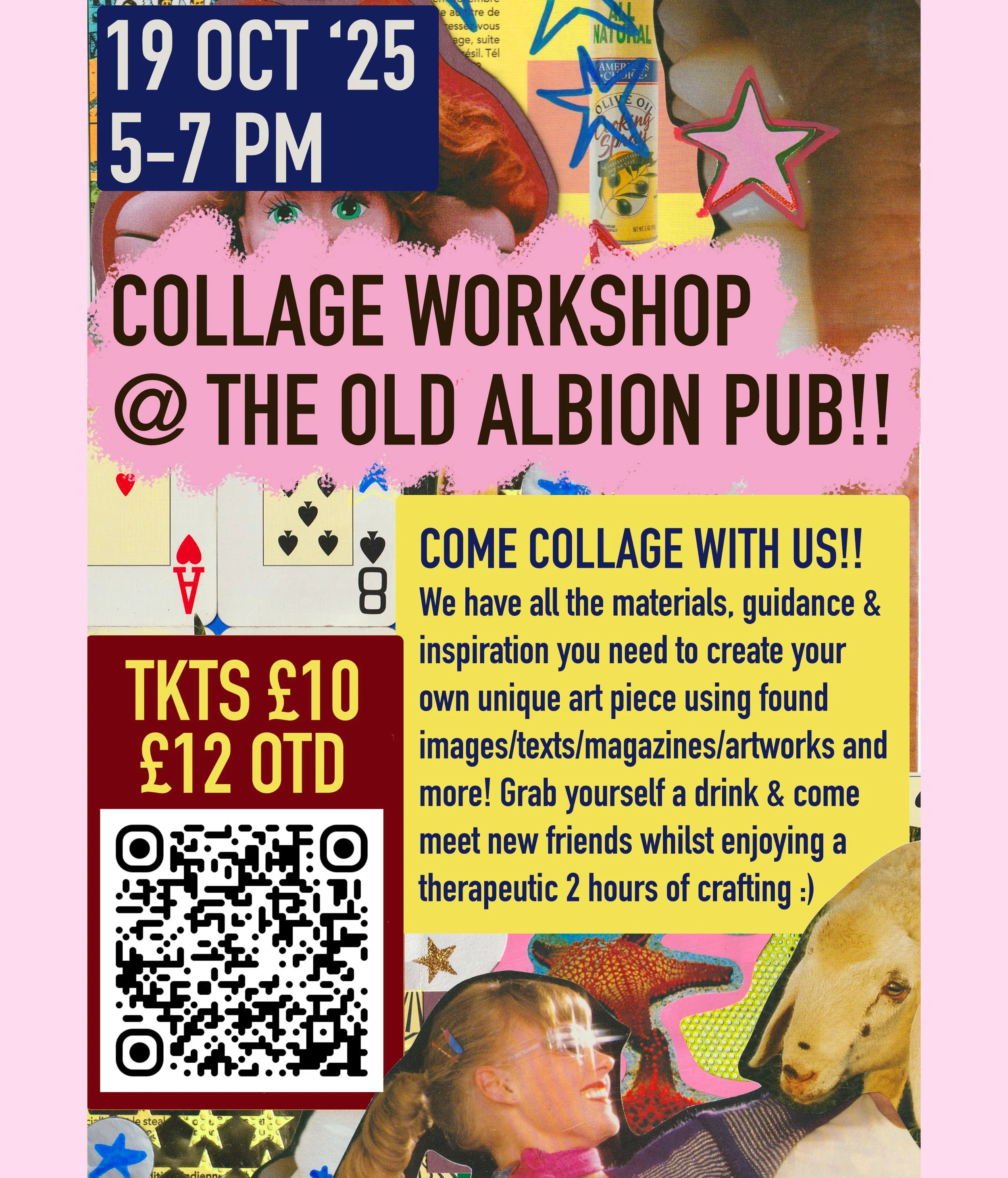Collage Workshop @ The Old Albion Pub